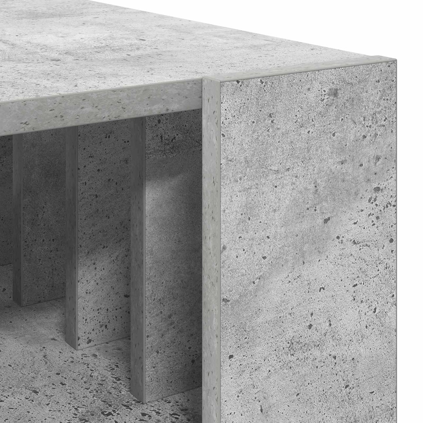 vidaXL Τραπεζάκι σαλονιού Σκυρόδεμα Γκρι 92 x 49,5 x 45 εκ.