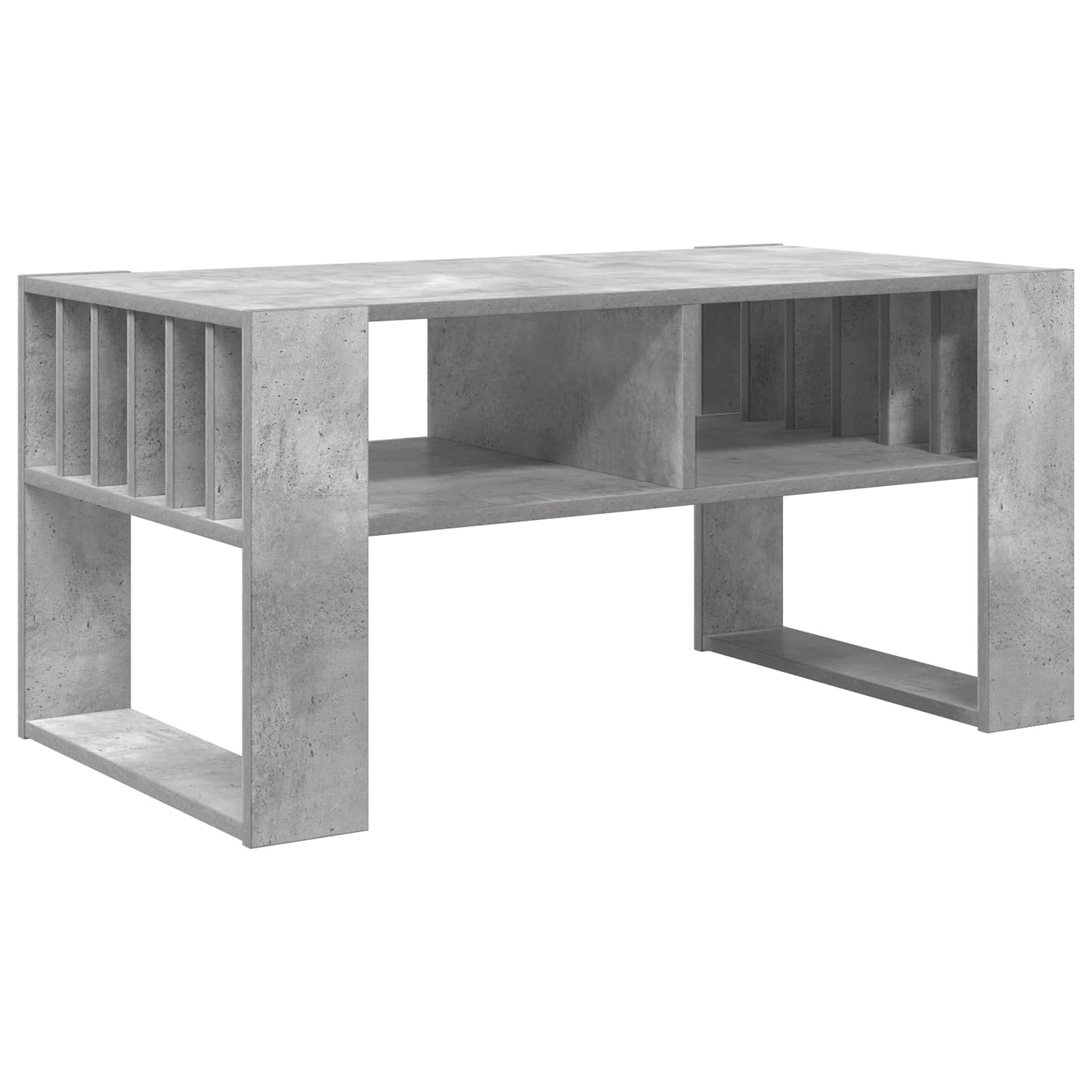 vidaXL Τραπεζάκι σαλονιού Σκυρόδεμα Γκρι 92 x 49,5 x 45 εκ.