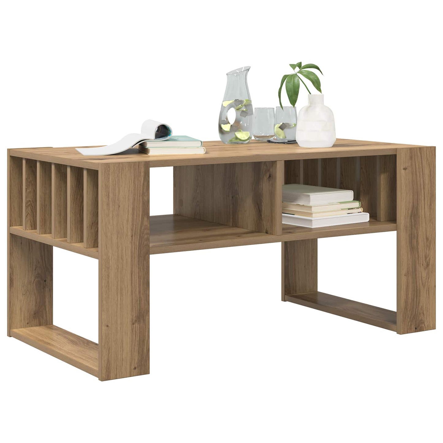 vidaXL Τραπεζάκι σαλονιού Artisan Oak 92 x 49,5 x 45 εκ.