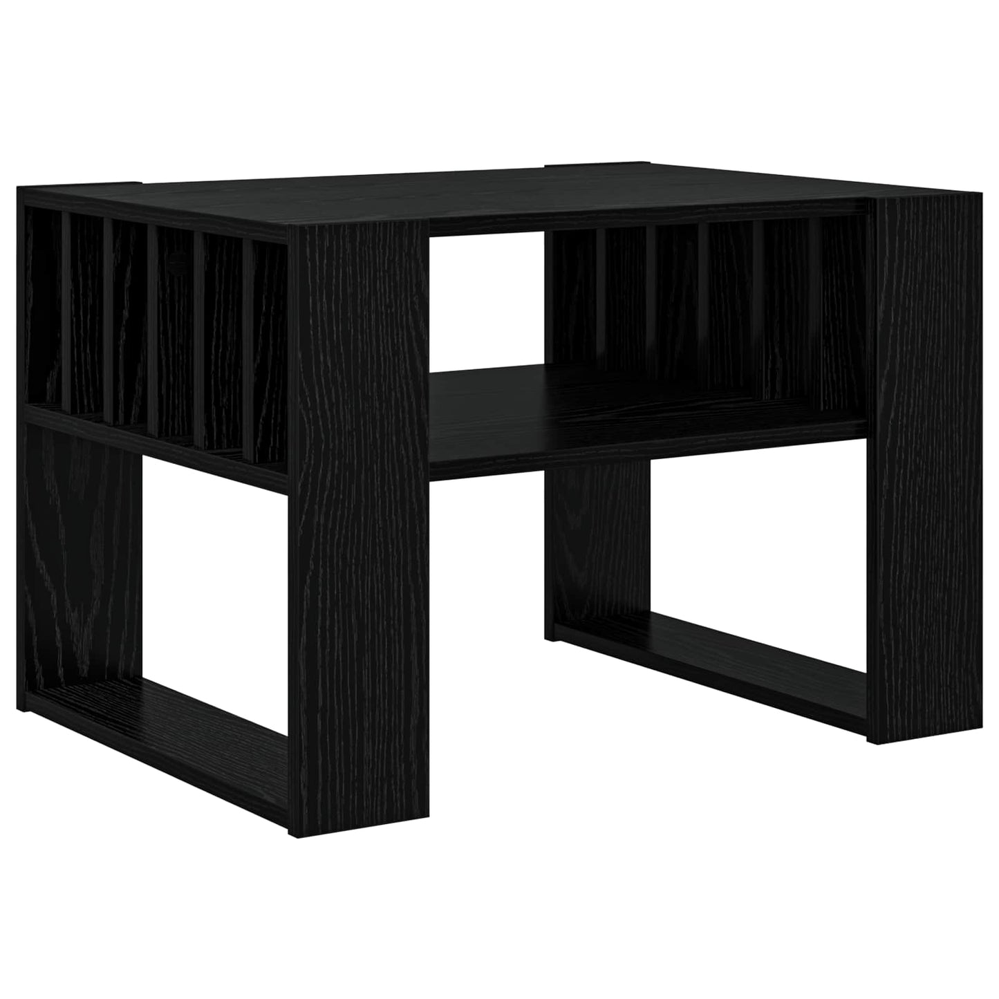 vidaXL Τραπεζάκι σαλονιού Μαύρη Οξυά 66 x 49,5 x 45 εκ.