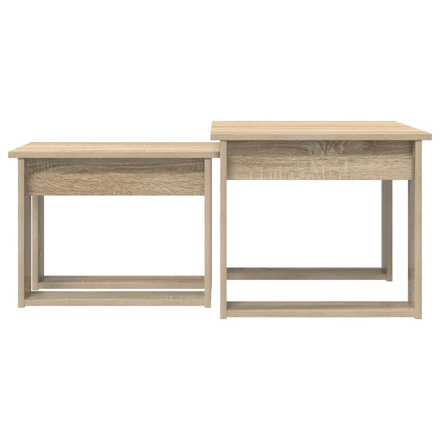 vidaXL Σετ Τραπεζιού Για Καφέ 2 τμχ. Δρύς Sonoma 50 x 52 x 42 εκ