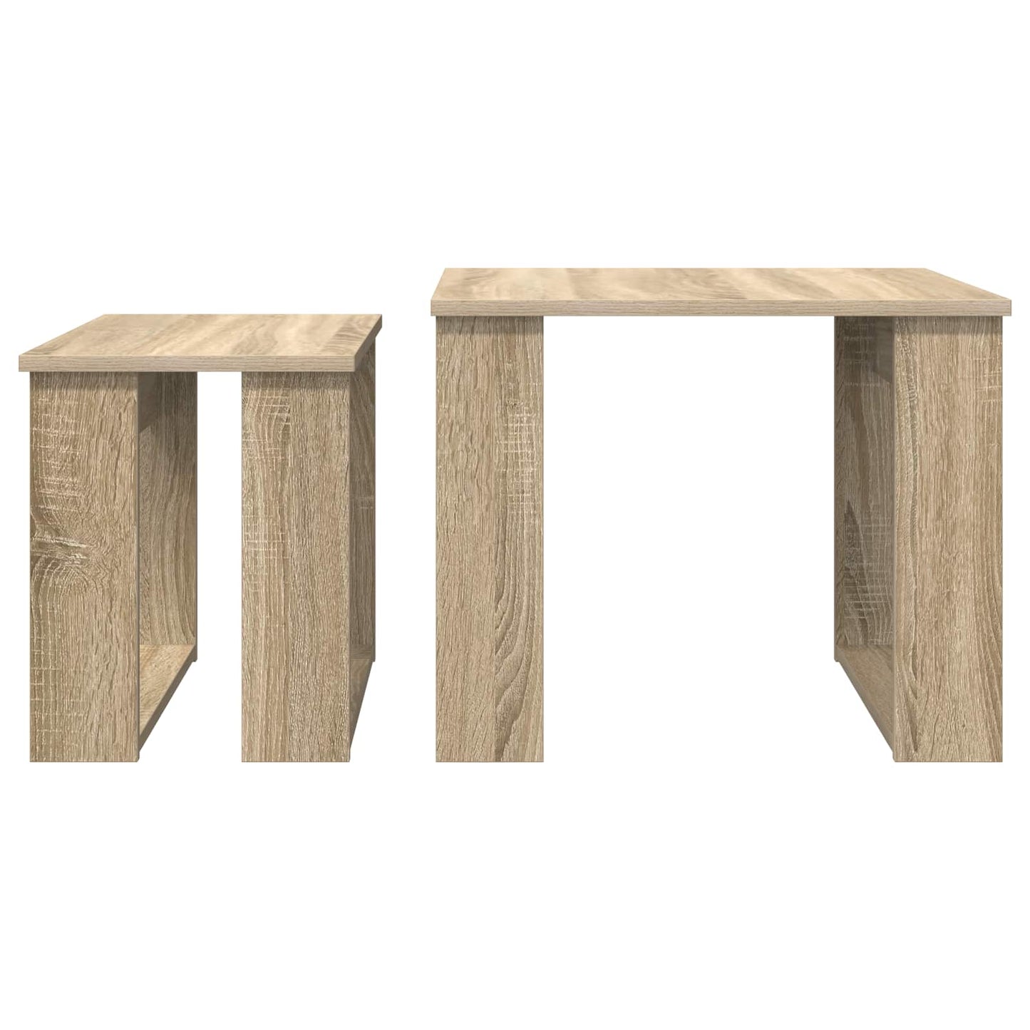 vidaXL Σετ Τραπεζιού Για Καφέ 2 τμχ. Δρύς Sonoma 50 x 52 x 42 εκ