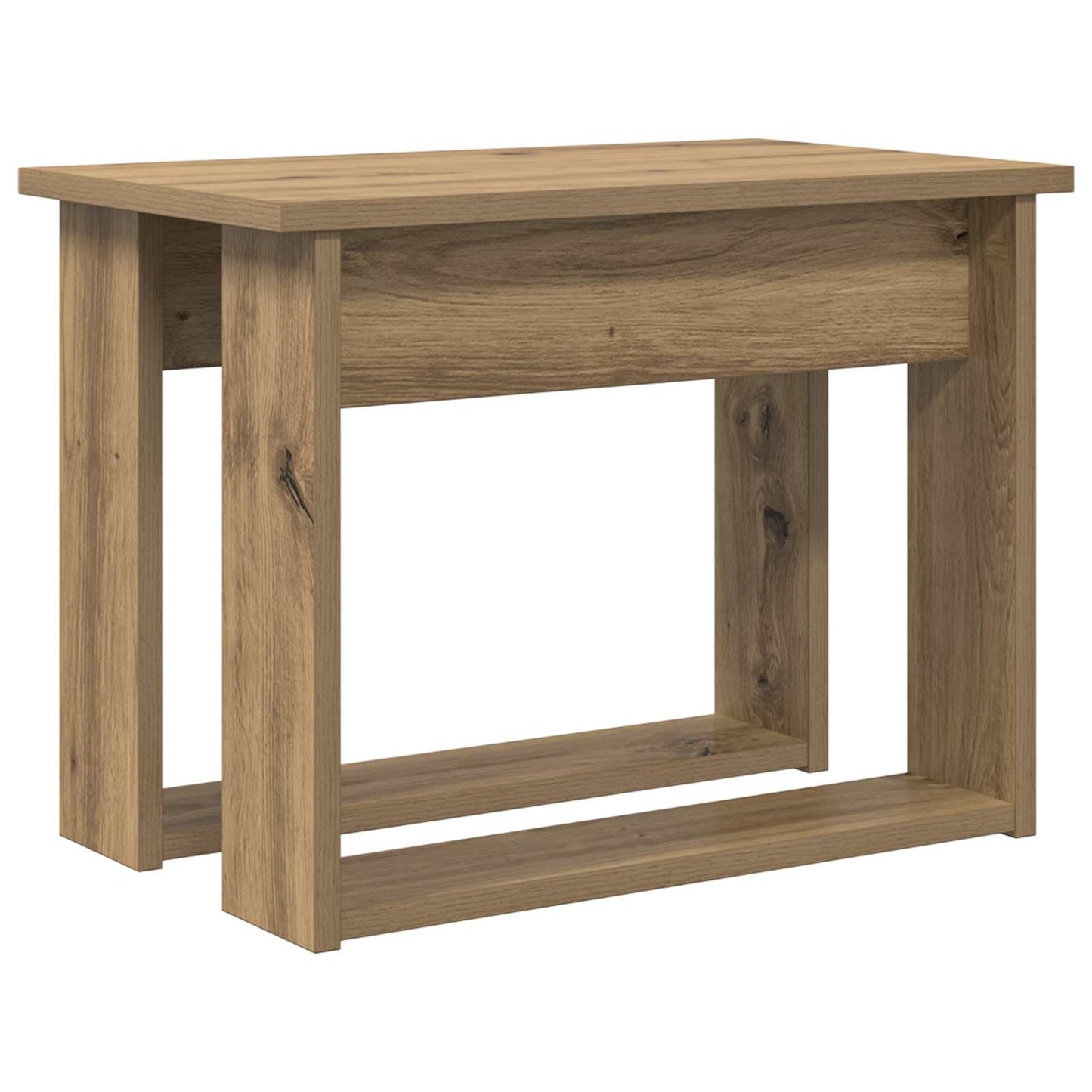 vidaXL Σετ Τραπεζιού Για Καφέ 2 τμχ. Artisan Oak 50 x 52 x 42 εκ