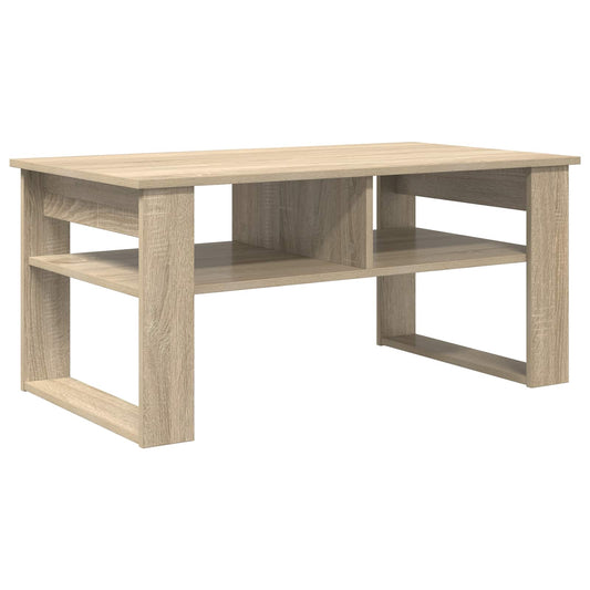 vidaXL Τραπεζάκι σαλονιού με αποθήκευση Δρύς Sonoma 96 x 54 x 44 εκ