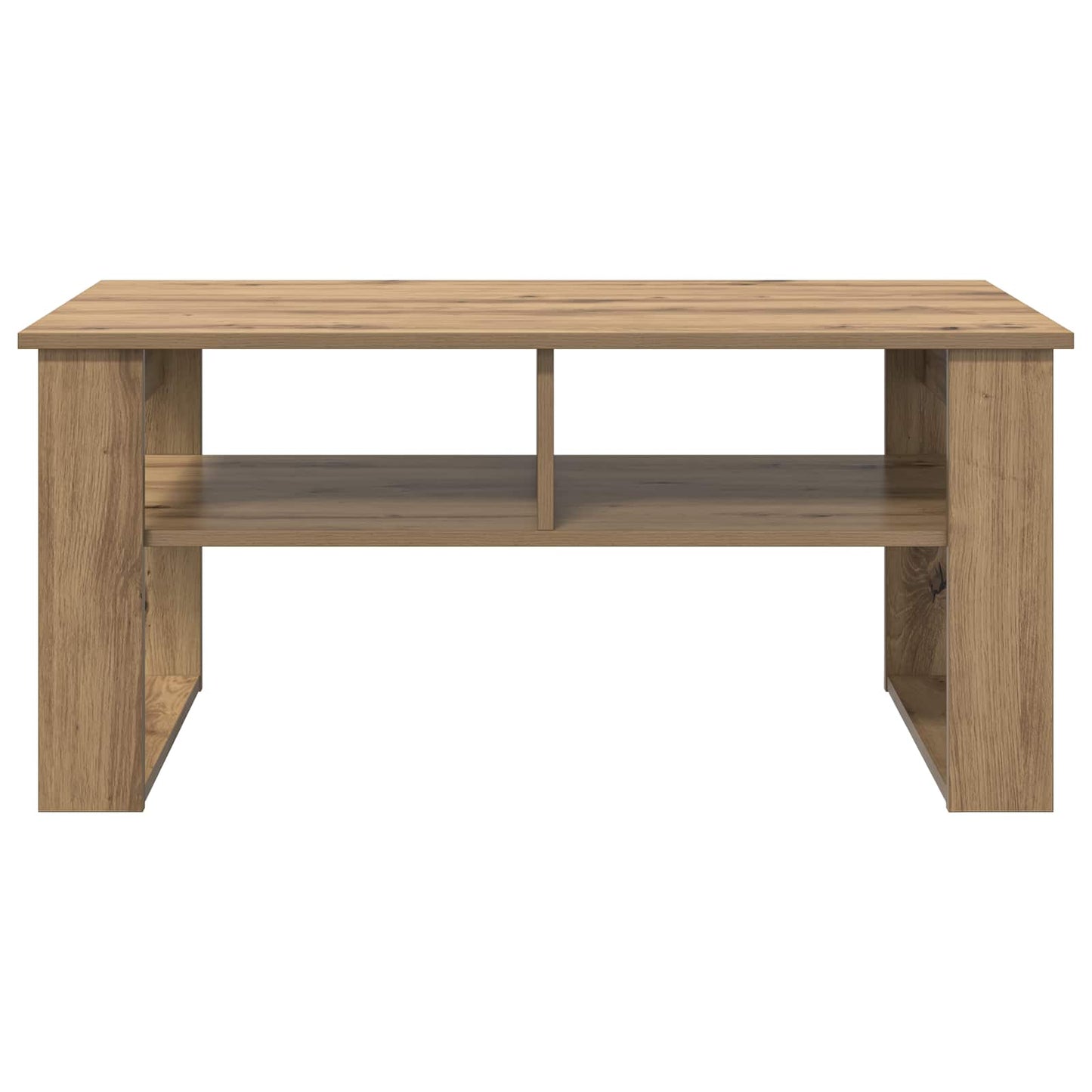 vidaXL Τραπεζάκι σαλονιού με αποθήκευση Artisan Oak 96 x 54 x 44 εκ
