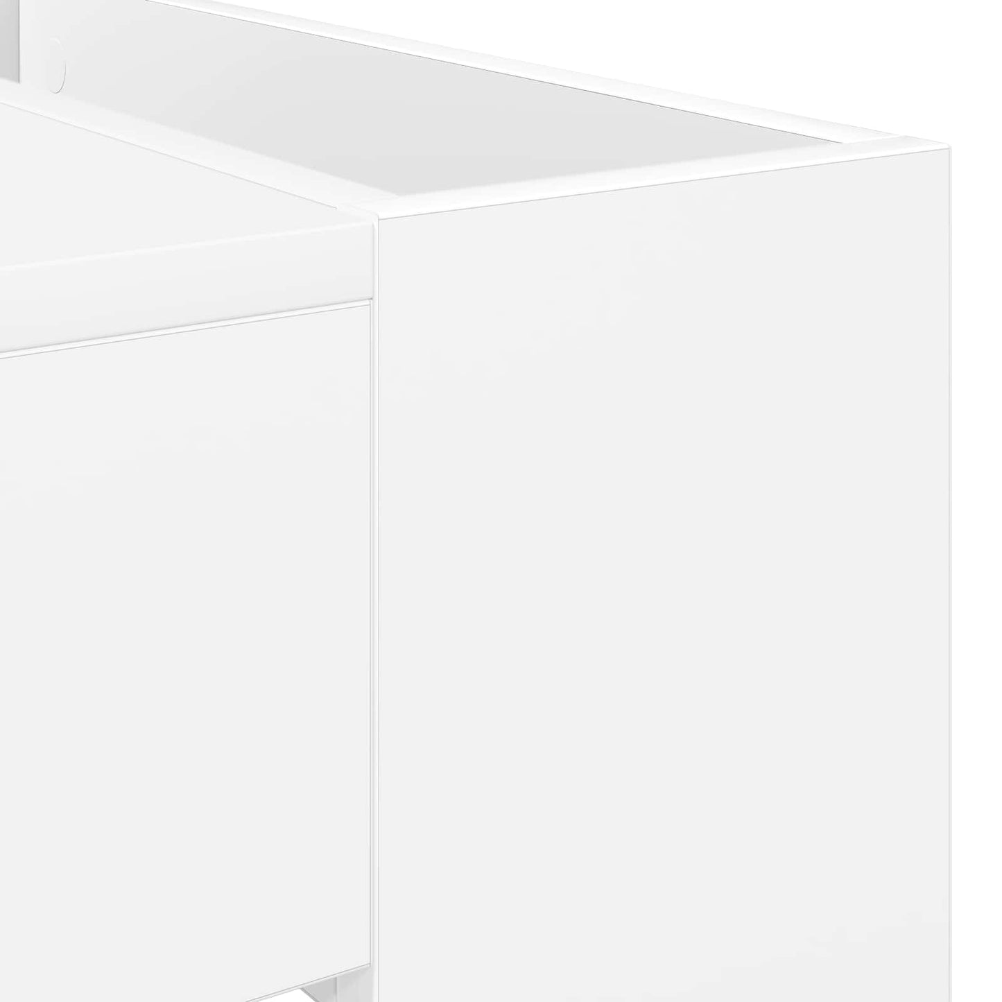 vidaXL Τραπεζάκι σαλονιού Λευκό 110 x 50 x 41 εκ Επεξεργασμένο ξύλο