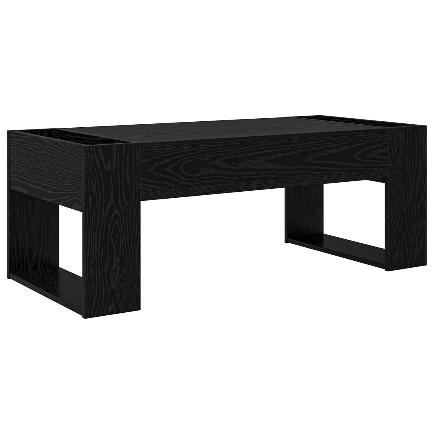 vidaXL Τραπεζάκι σαλονιού Μαύρη Οξυά 110 x 50 x 41 εκ