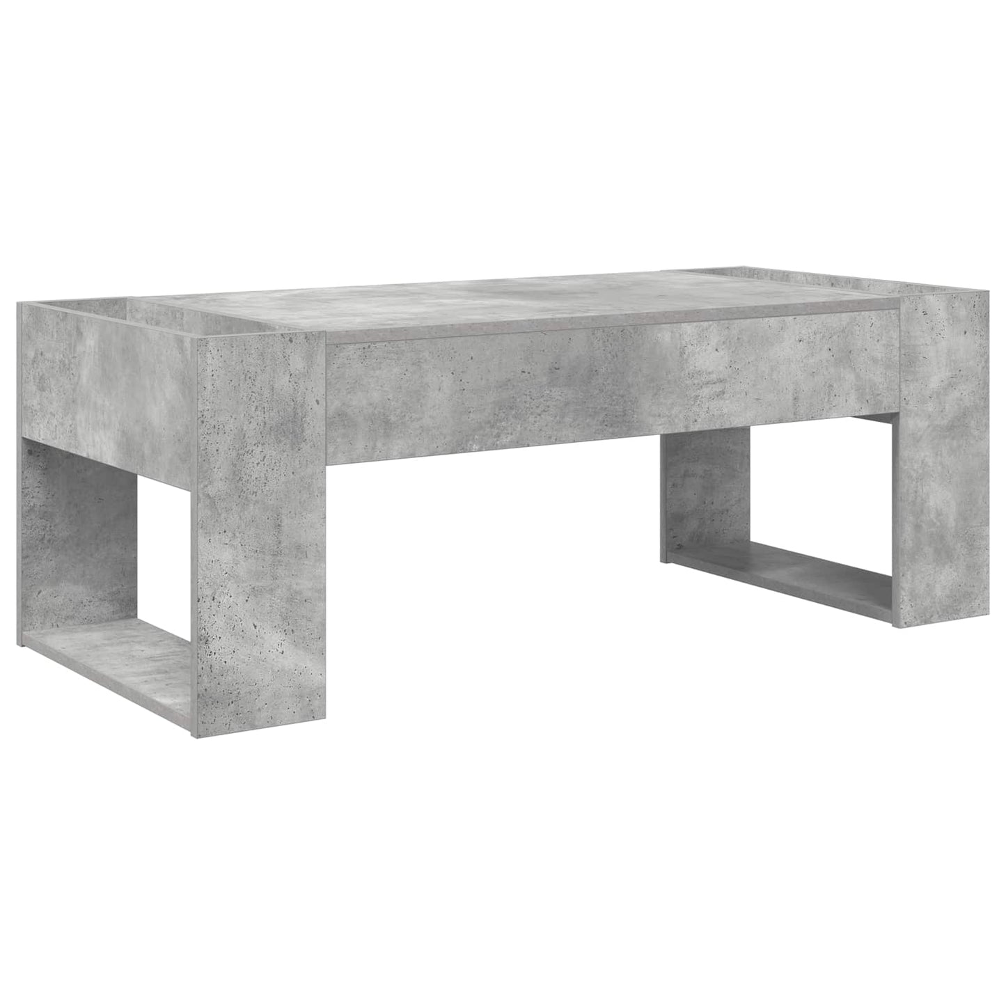 vidaXL Τραπεζάκι σαλονιού Σκυρόδεμα Γκρι 110 x 50 x 41 εκ