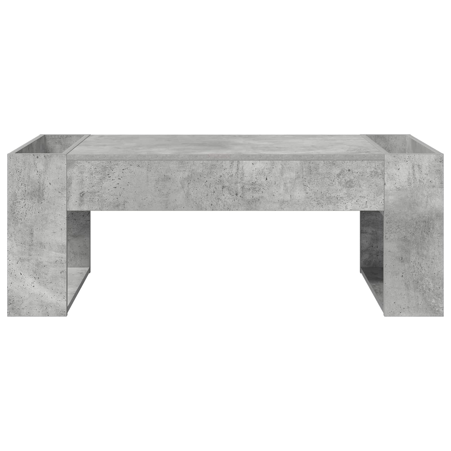 vidaXL Τραπεζάκι σαλονιού Σκυρόδεμα Γκρι 110 x 50 x 41 εκ