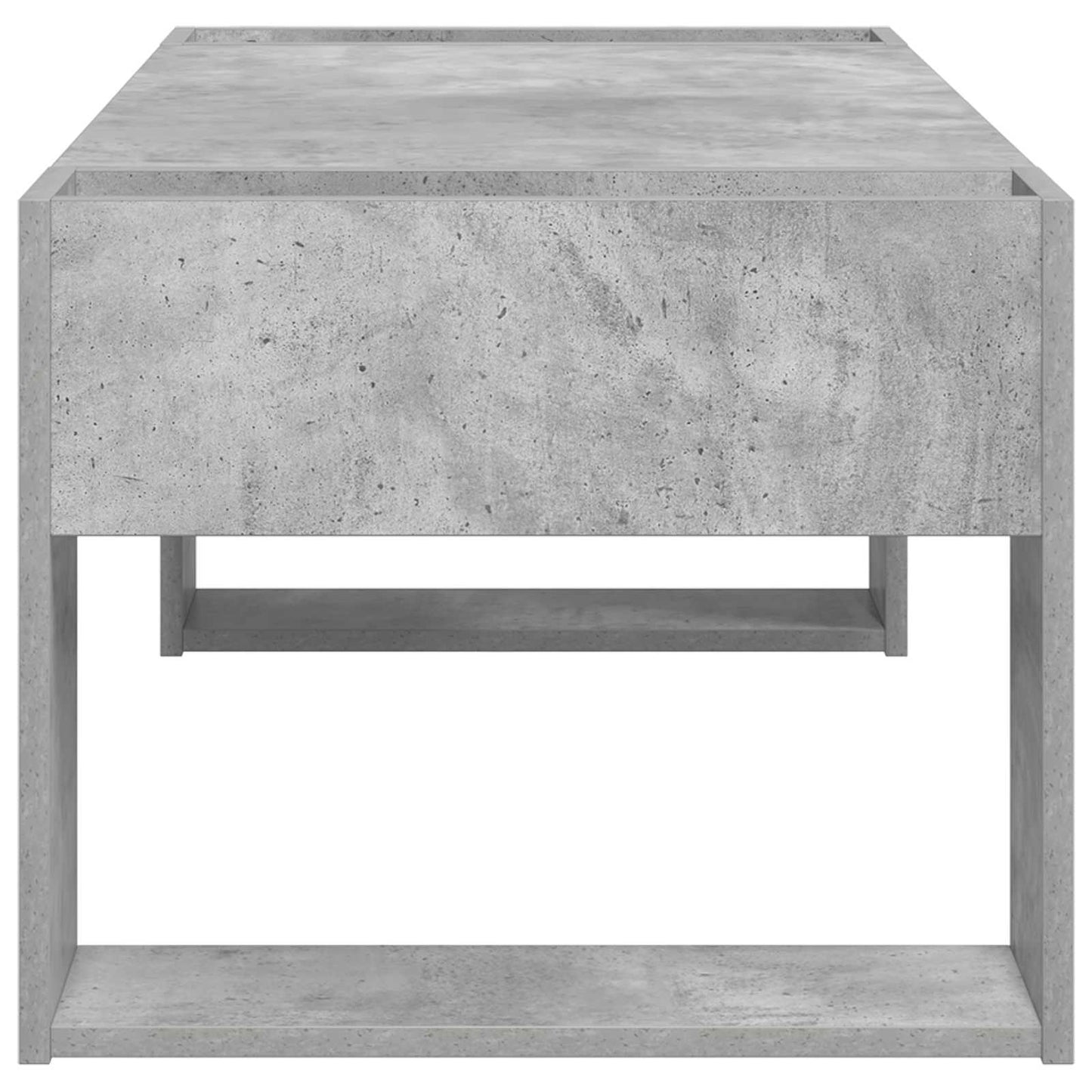 vidaXL Τραπεζάκι σαλονιού Σκυρόδεμα Γκρι 110 x 50 x 41 εκ