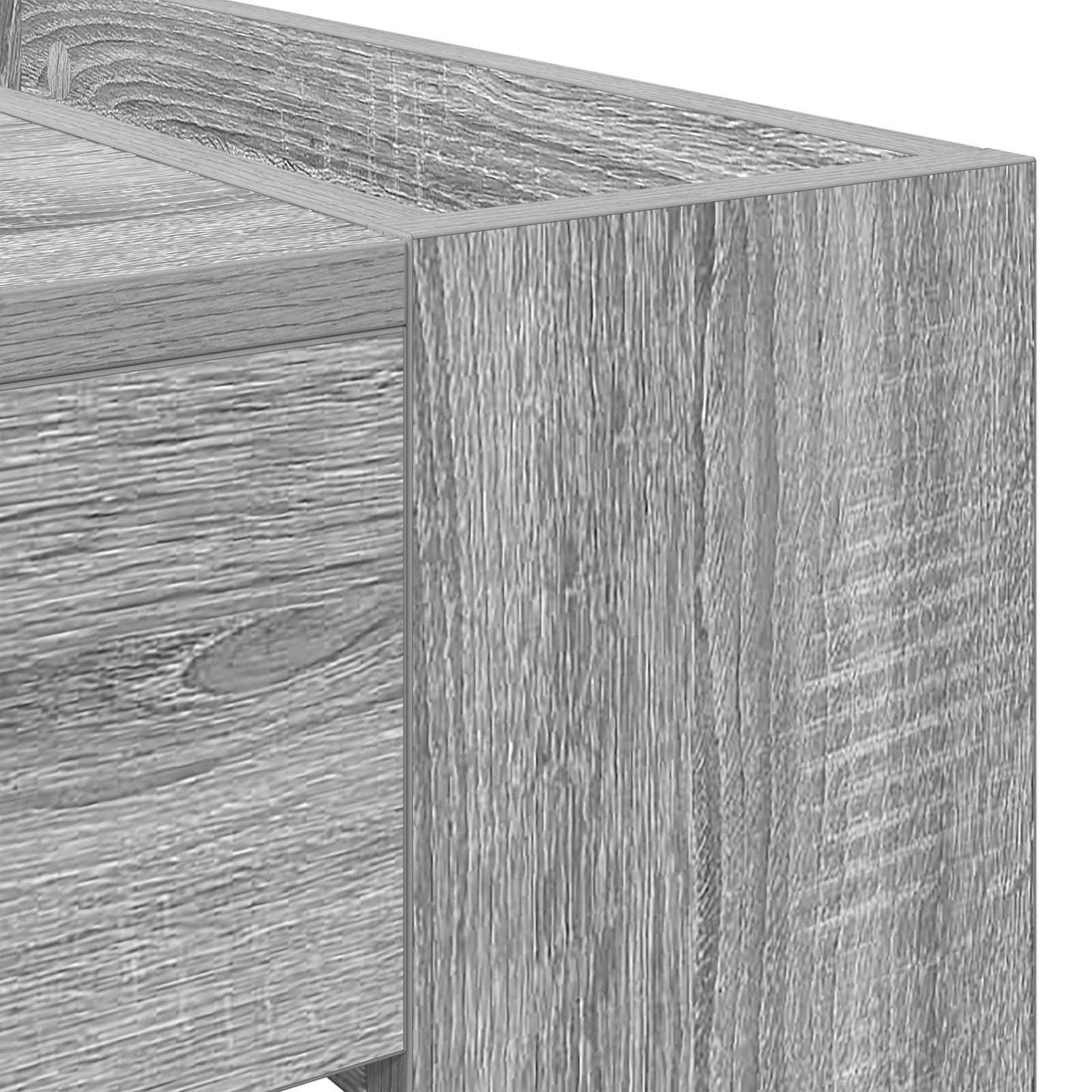 vidaXL Τραπεζάκι σαλονιού Γκρίζο Σονομα 110 x 50 x 41 εκ