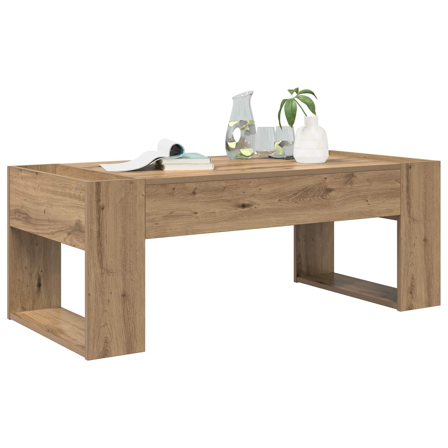 vidaXL Τραπεζάκι σαλονιού Artisan Oak 110 x 50 x 41 εκ