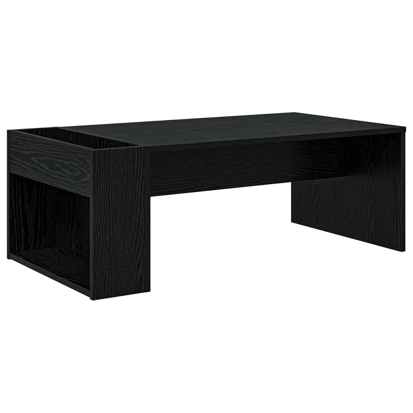 vidaXL Τραπεζάκι σαλονιού Μαύρη Οξυά 95 x 50 x 34 εκ