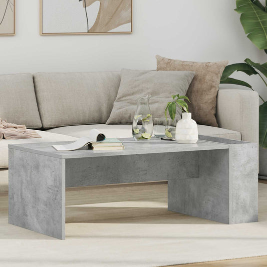 vidaXL Τραπεζάκι σαλονιού Σκυρόδεμα Γκρι 95 x 50 x 34 εκ