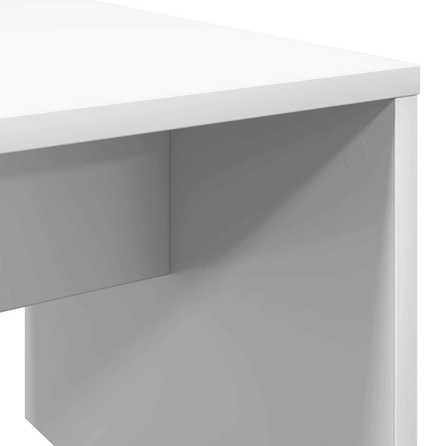 vidaXL Τραπεζάκι σαλονιού Λευκό 90 x 45 x 35 cm Επεξεργασμένο ξύλο