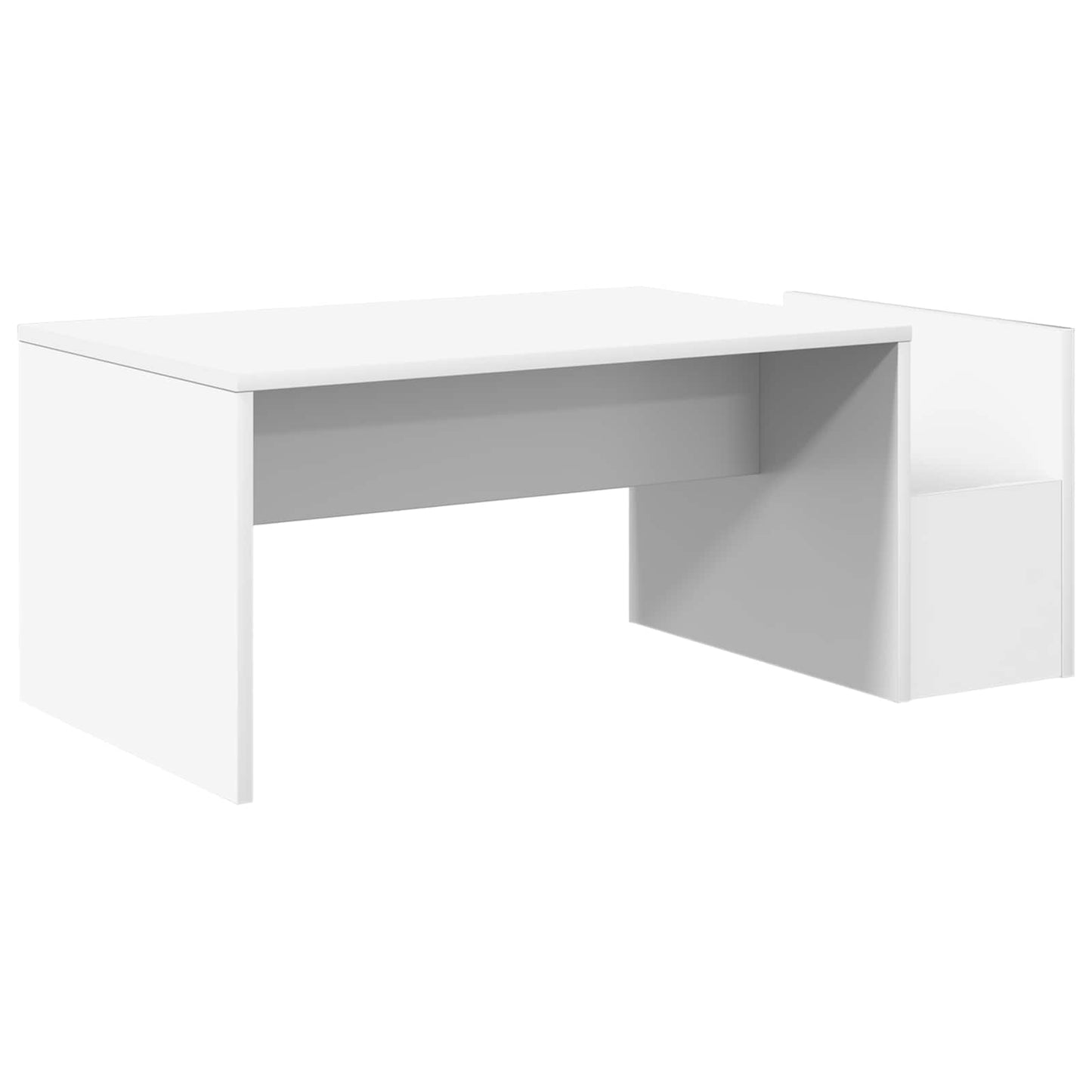 vidaXL Τραπεζάκι σαλονιού Λευκό 90 x 45 x 35 cm Επεξεργασμένο ξύλο