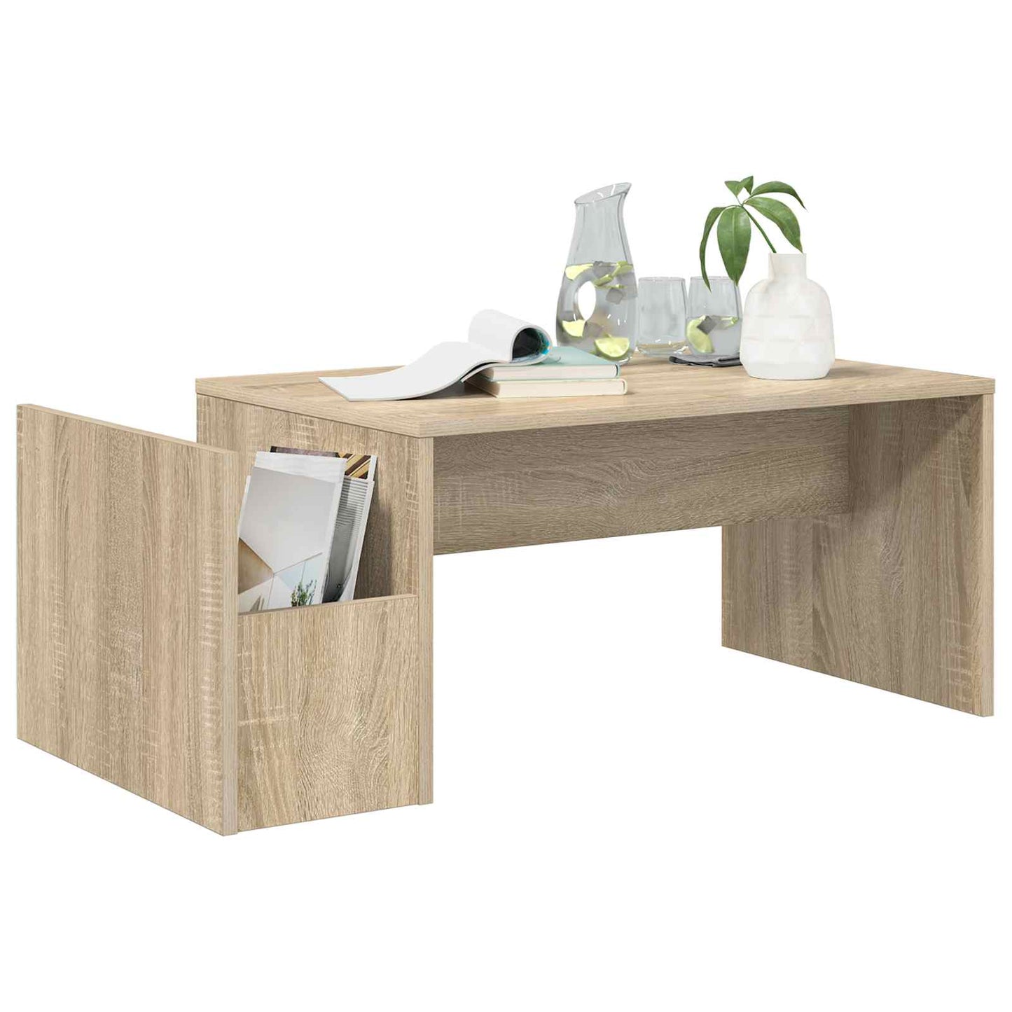 vidaXL Τραπεζάκι σαλονιού Δρύς Sonoma 90 x 45 x 35 cm