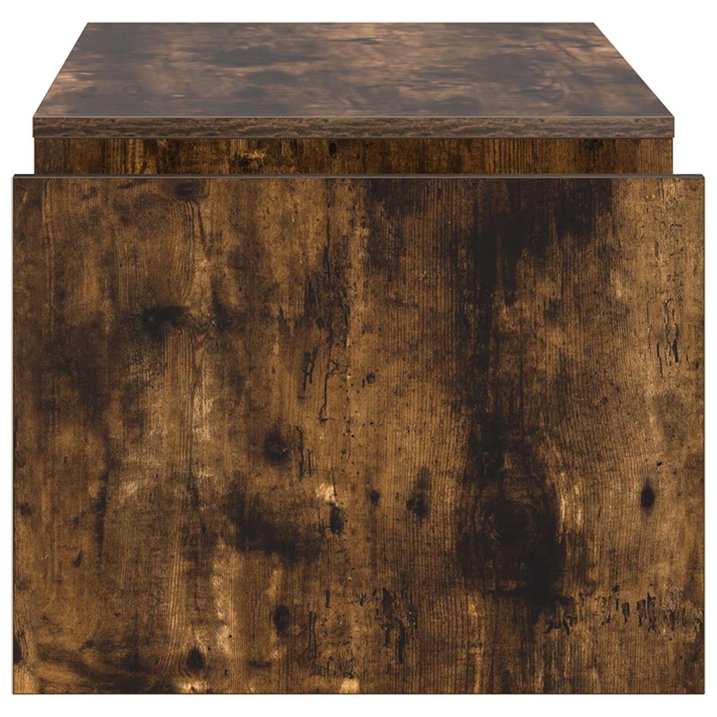 vidaXL Τραπεζάκι σαλονιού Καπνιστό Δρύς 90 x 45 x 35 cm