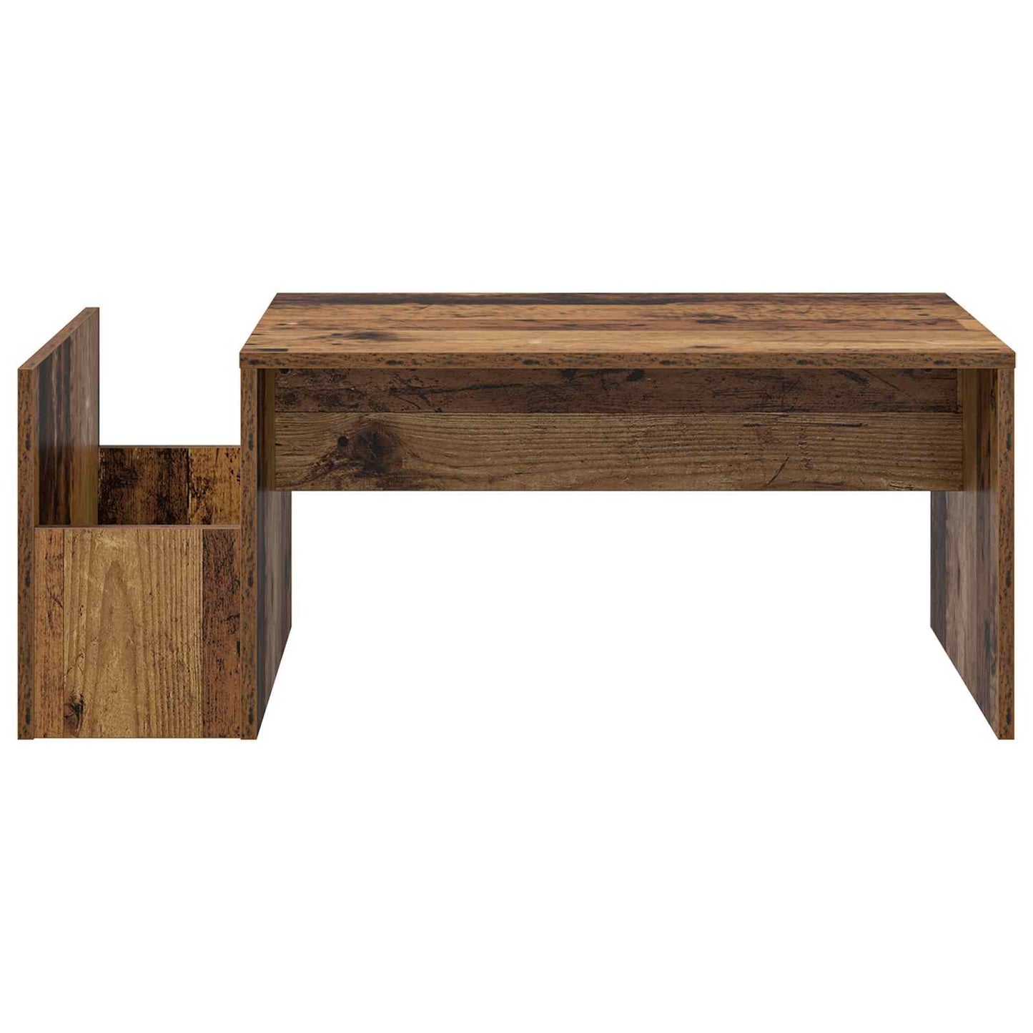 vidaXL Τραπεζάκι σαλονιού Παλιό ξύλο 90 x 45 x 35 cm