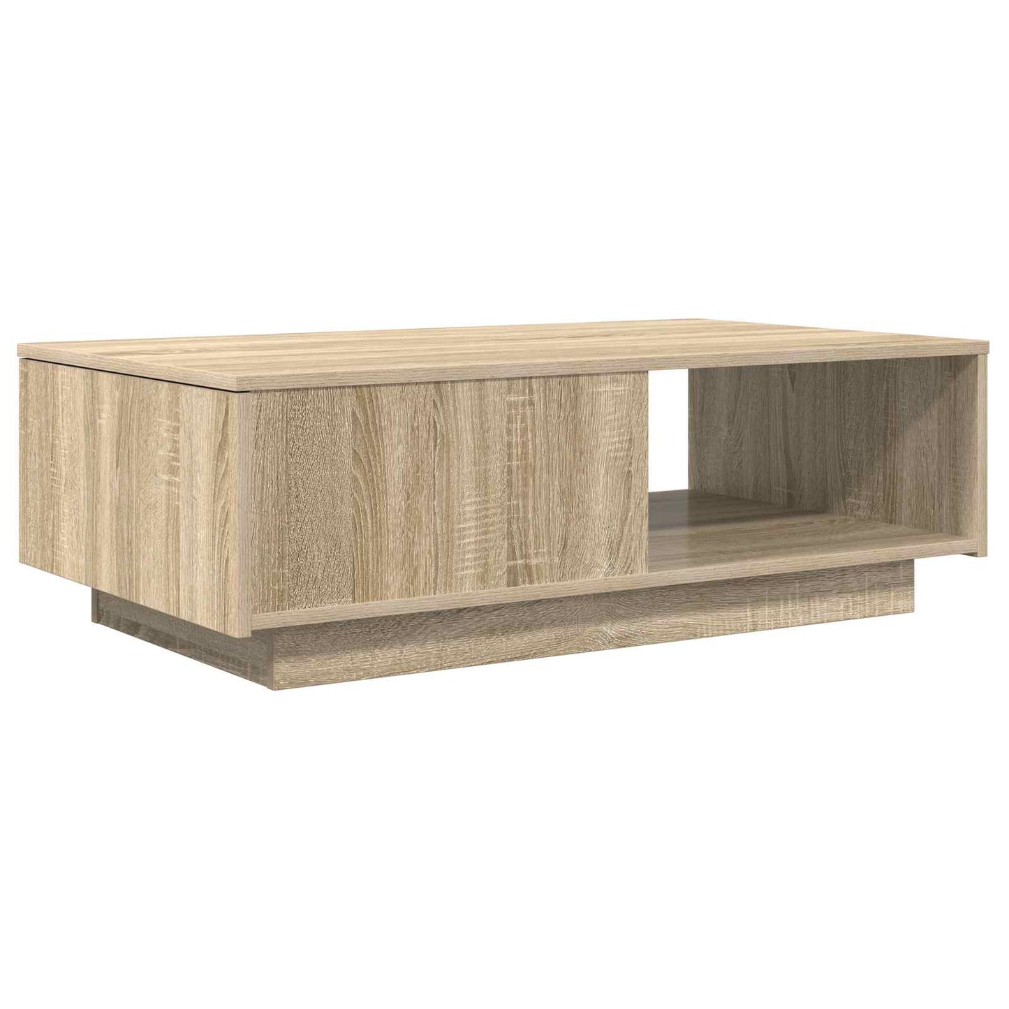 vidaXL Τραπεζάκι σαλονιού με συρτάρι Δρύς Sonoma 95 x 55 x 31 εκ