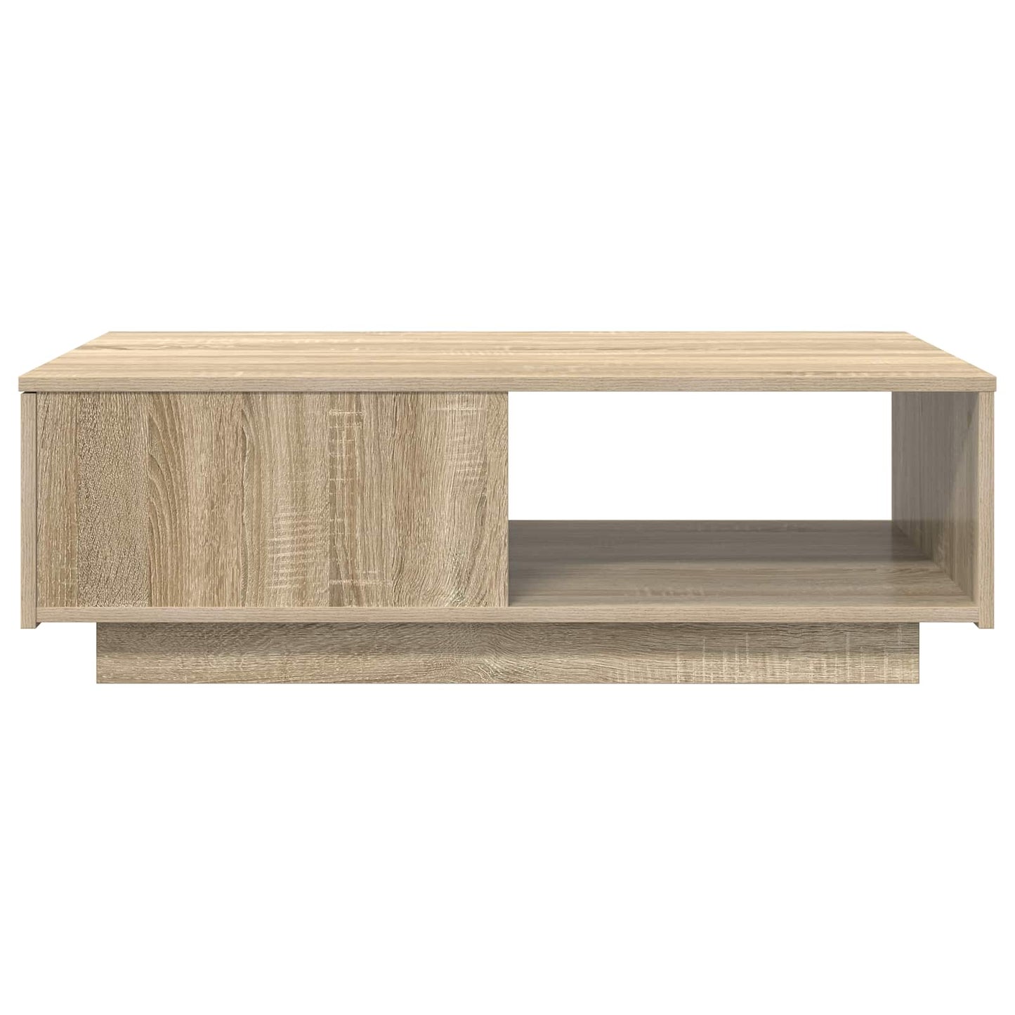 vidaXL Τραπεζάκι σαλονιού με συρτάρι Δρύς Sonoma 95 x 55 x 31 εκ