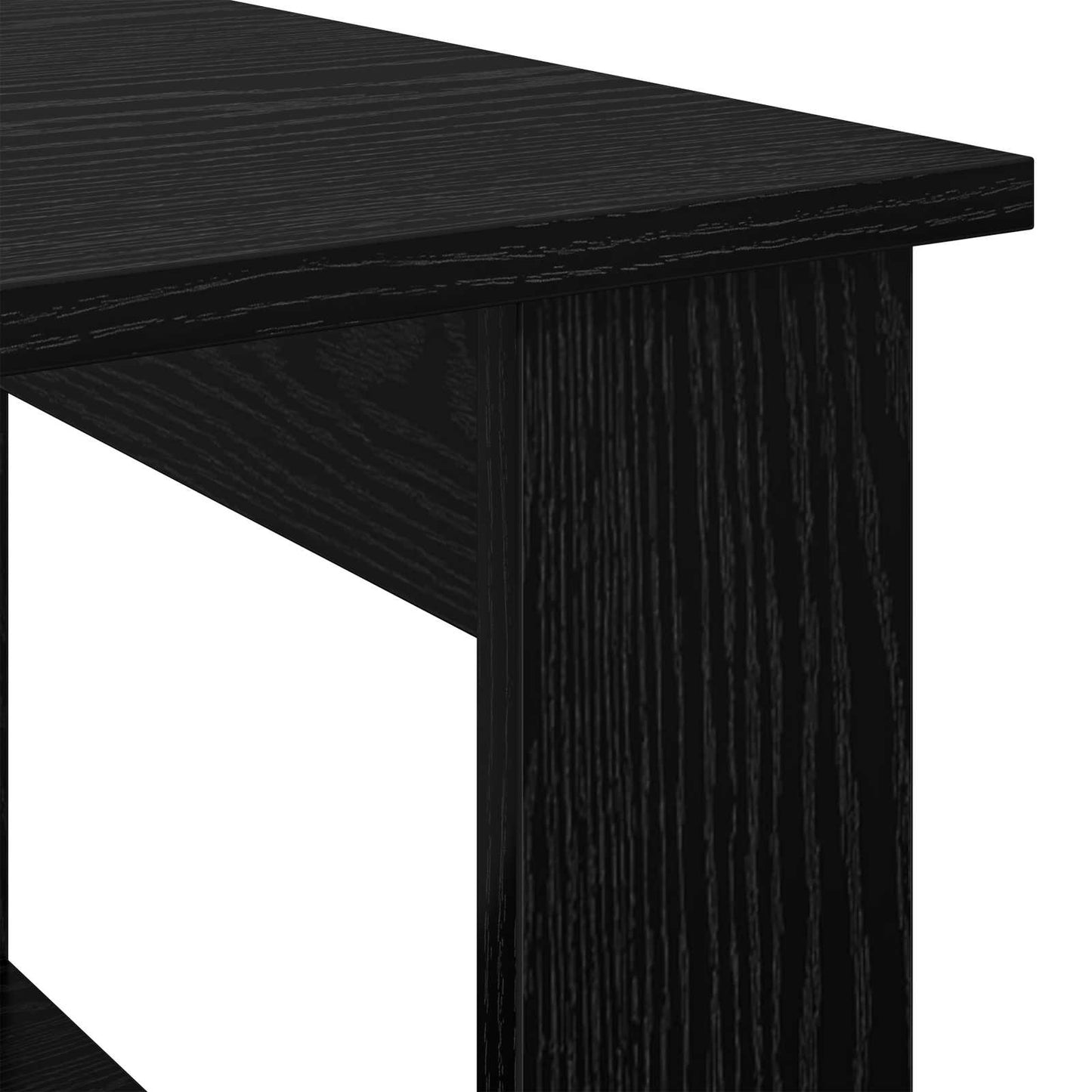 vidaXL Τραπεζάκι σαλονιού Μαύρη Οξυά 72 x 50 x 50 εκ.
