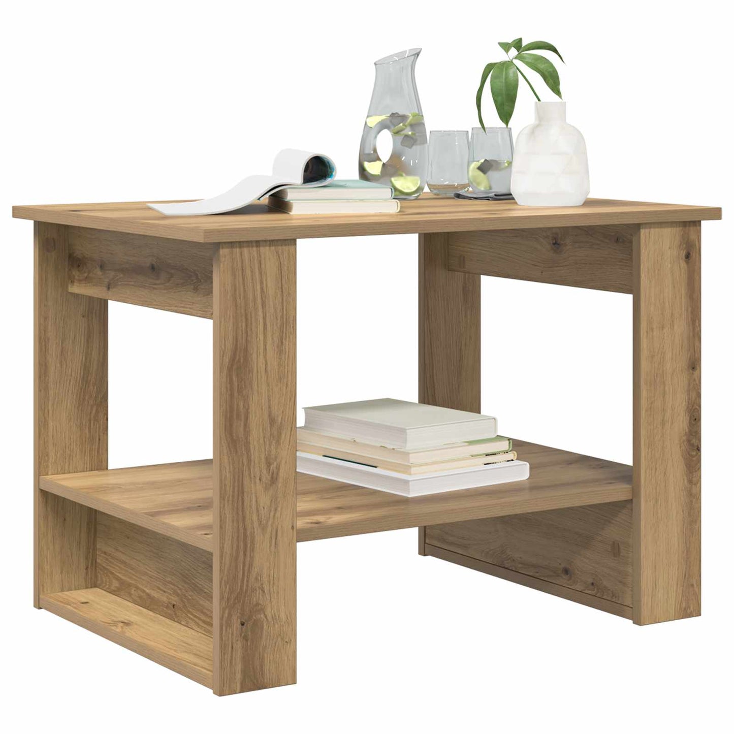 vidaXL Τραπεζάκι σαλονιού Artisan Oak 72 x 50 x 50 εκ.