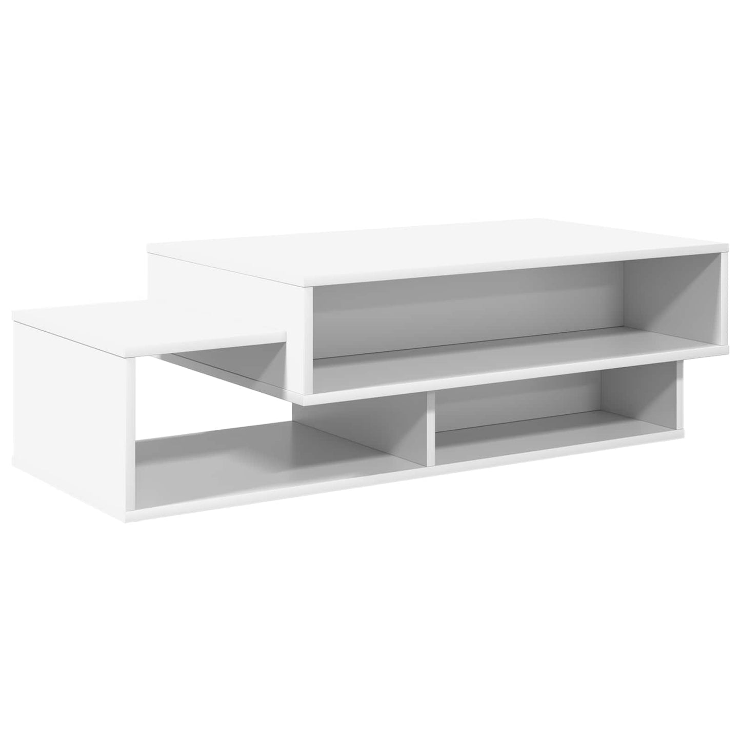 vidaXL Τραπεζάκι σαλονιού Λευκό 105 x 50 x 32,5 εκ Επεξεργασμένο ξύλο