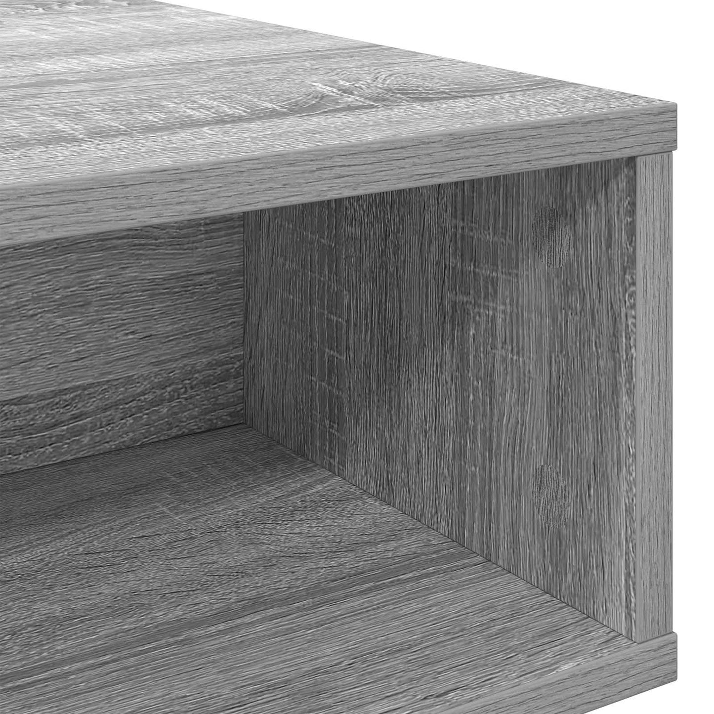 vidaXL Τραπεζάκι σαλονιού Γκρίζο Σονομα 105 x 50 x 32,5 εκ