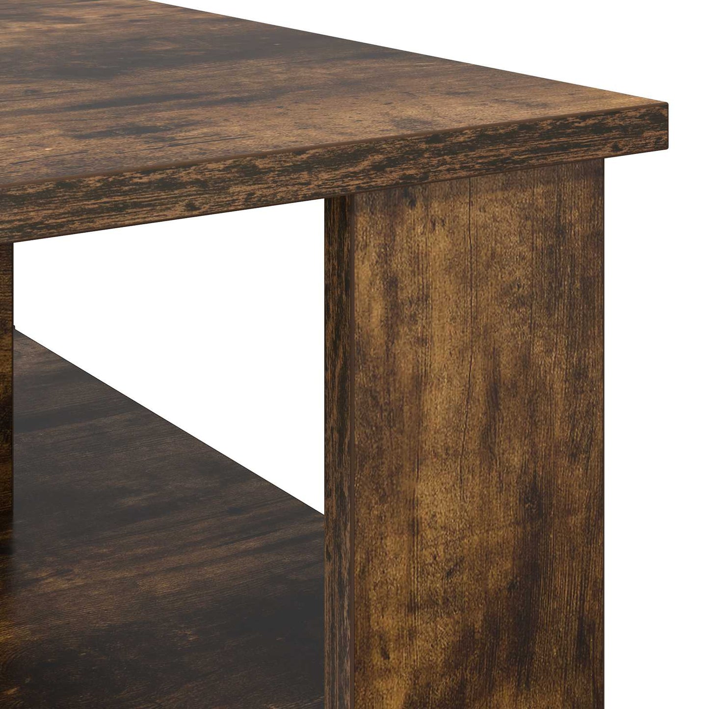 vidaXL Τραπεζάκι σαλονιού Καπνιστό Δρύς 90 x 50 x 40 cm