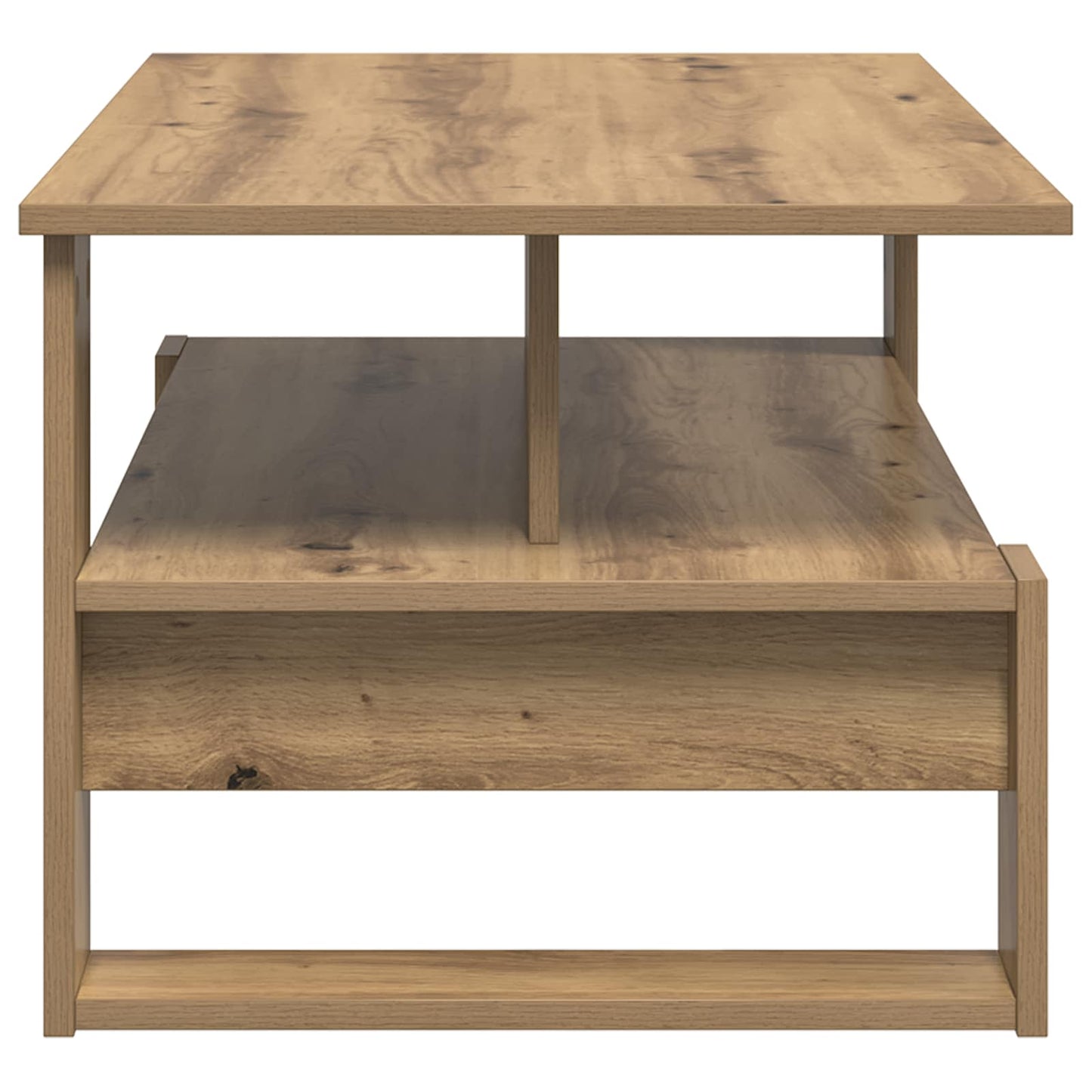 vidaXL Τραπεζάκι σαλονιού Artisan Oak 90 x 50 x 40 cm