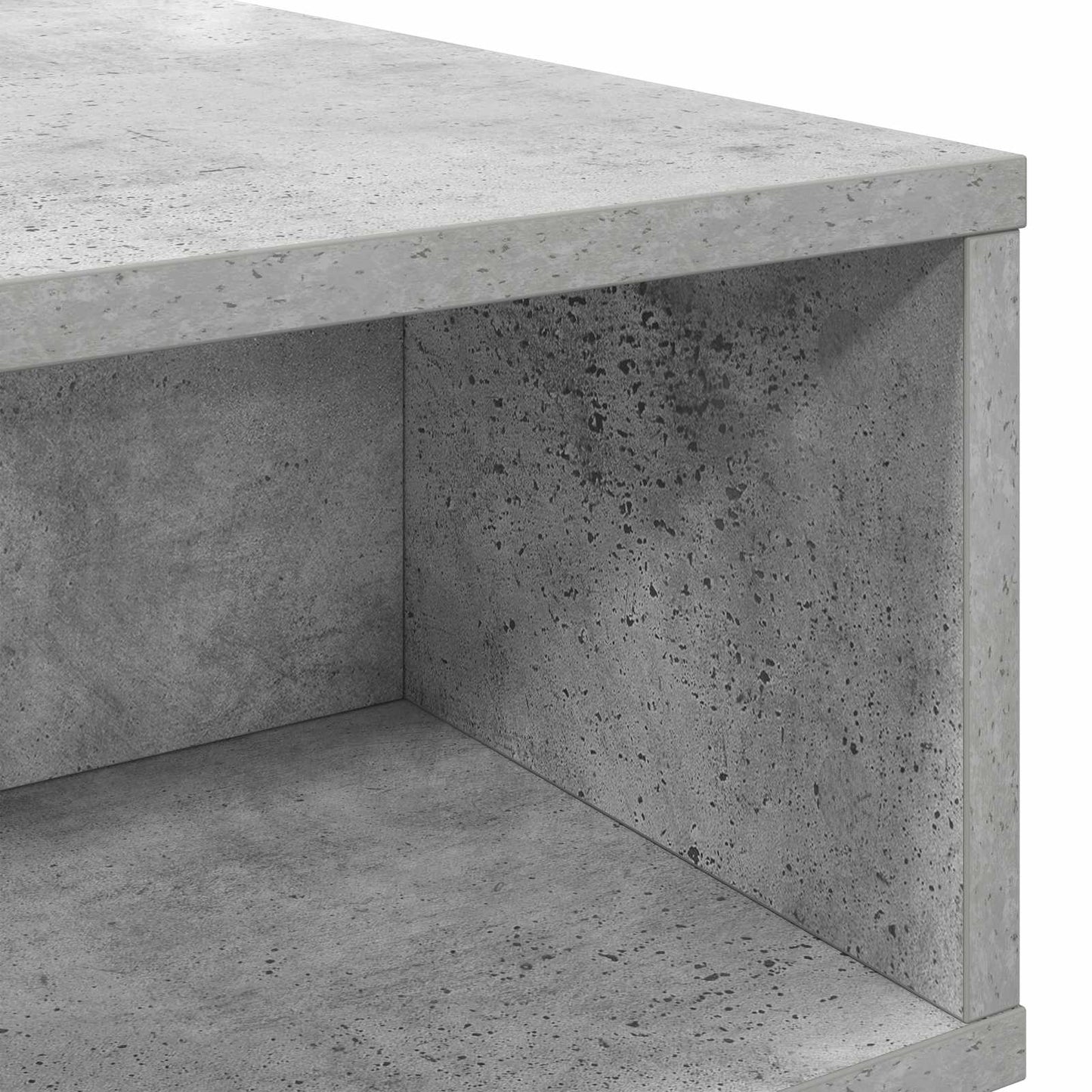 vidaXL Τραπεζάκι σαλονιού Σκυρόδεμα Γκρι 80 x 46 x 35 εκ.
