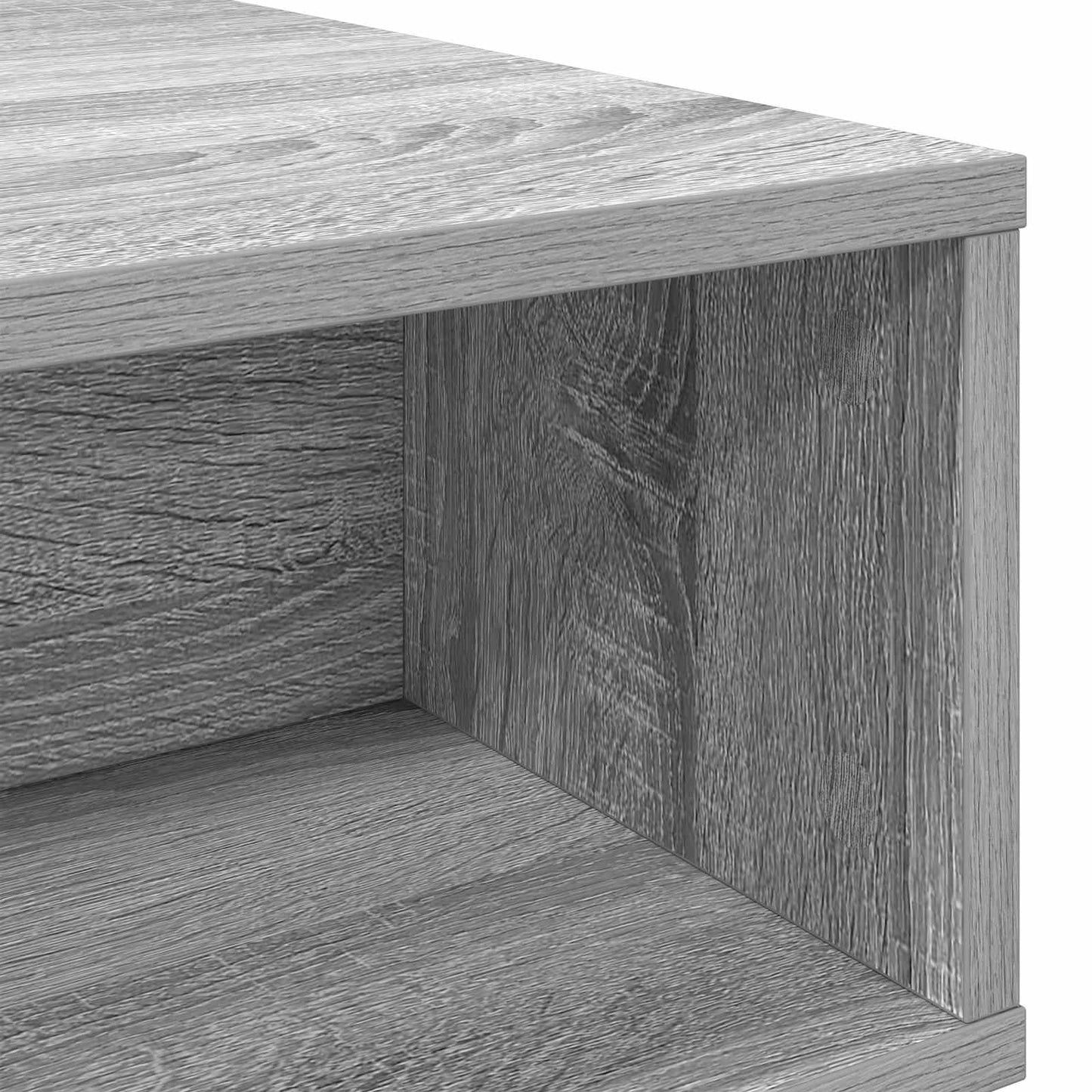 vidaXL Τραπεζάκι σαλονιού Γκρίζο Σονομα 80 x 46 x 35 εκ.