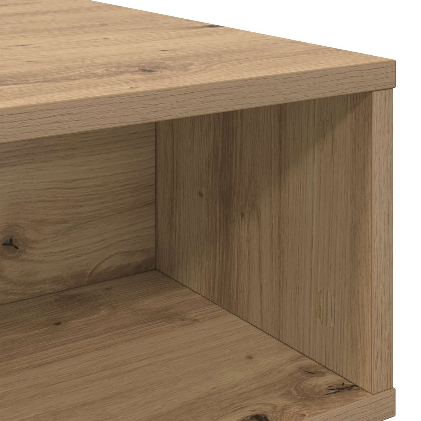 vidaXL Τραπεζάκι σαλονιού Artisan Oak 80 x 46 x 35 εκ.