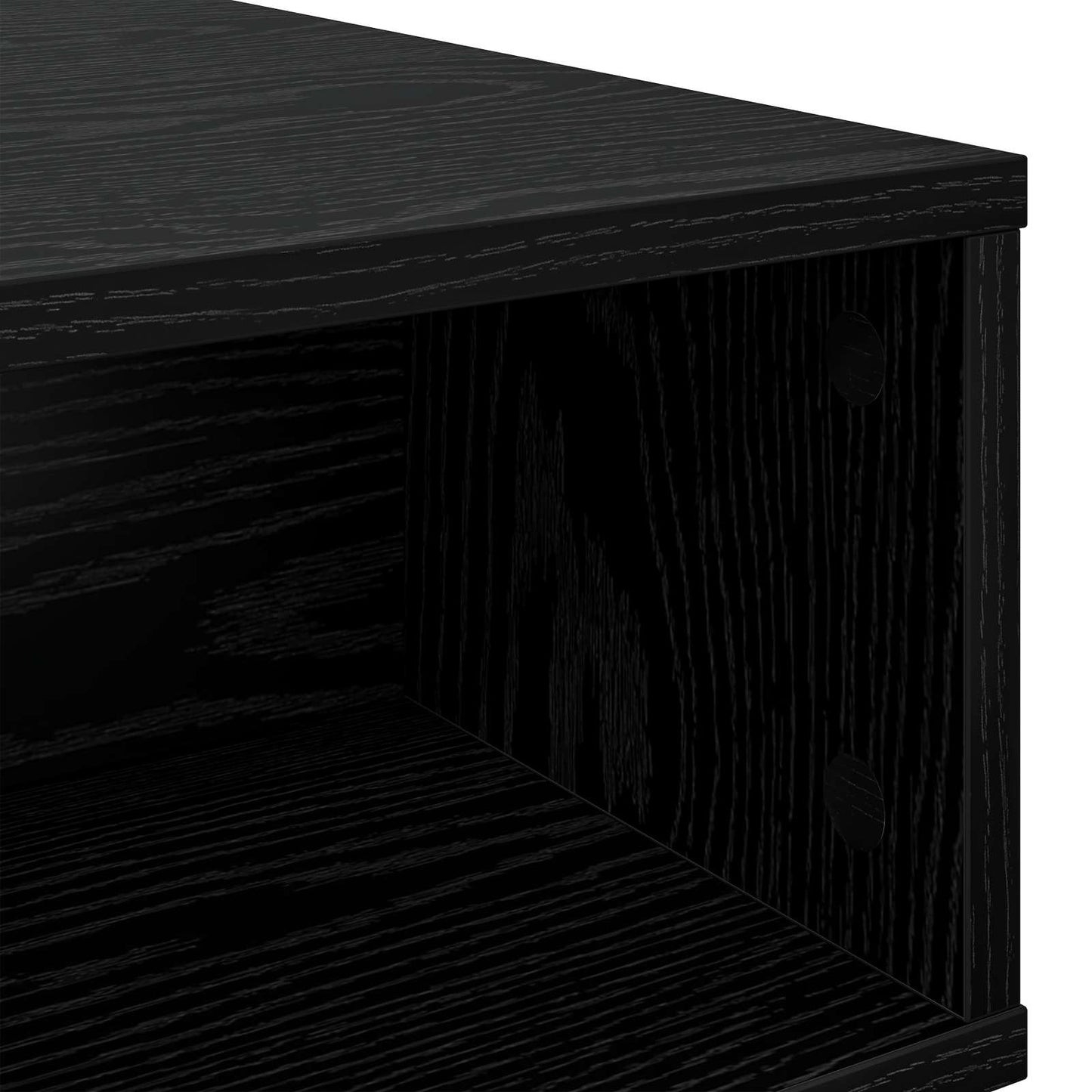 vidaXL Τραπεζάκι σαλονιού Μαύρη Οξυά 100 x 46 x 35 εκ.