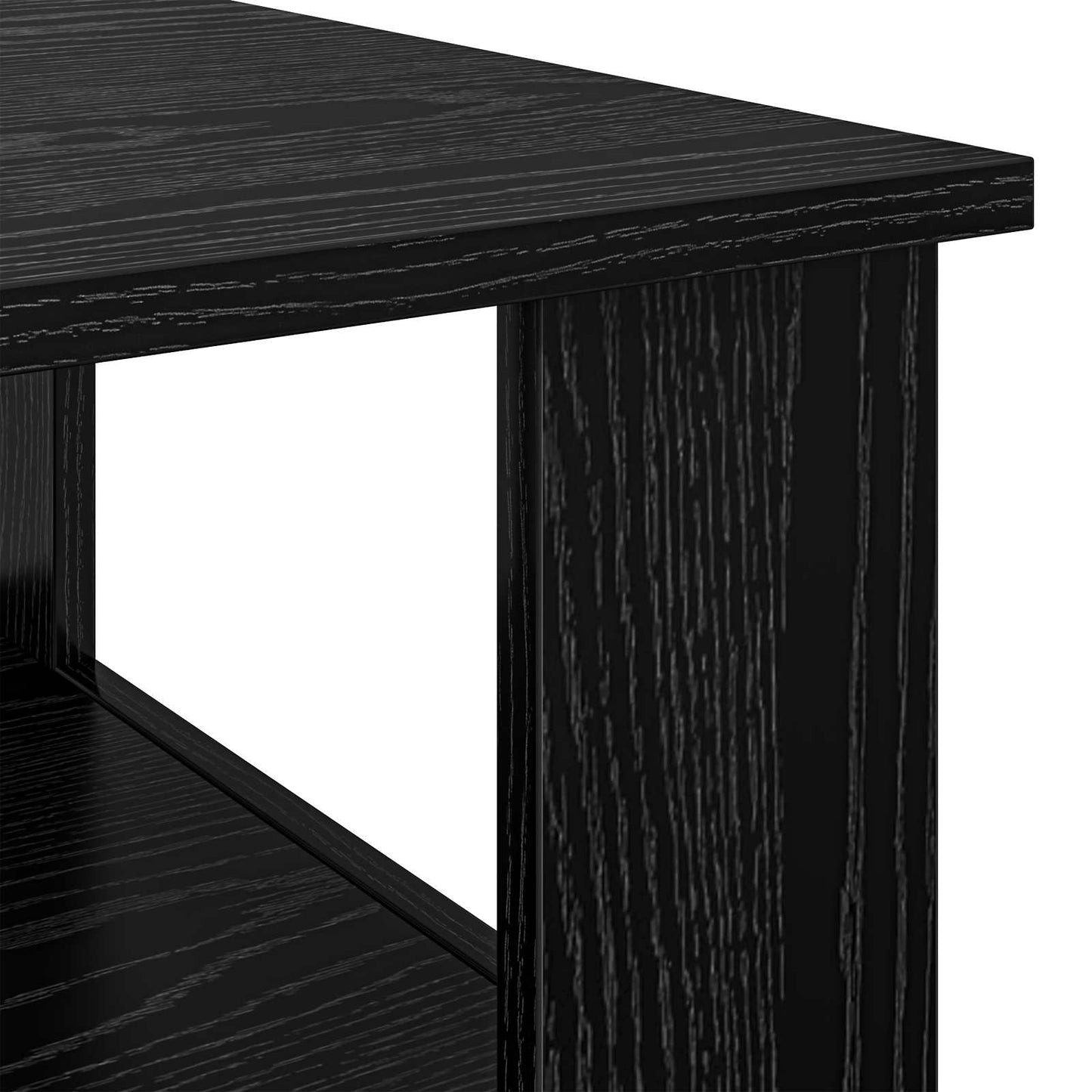 vidaXL Τραπεζάκι σαλονιού Μαύρη Οξυά 57 x 55 x 45 εκ