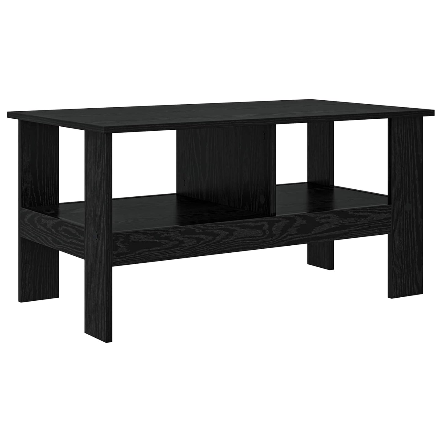 vidaXL Τραπεζάκι σαλονιού Μαύρη Οξυά 90 x 50 x 45 cm