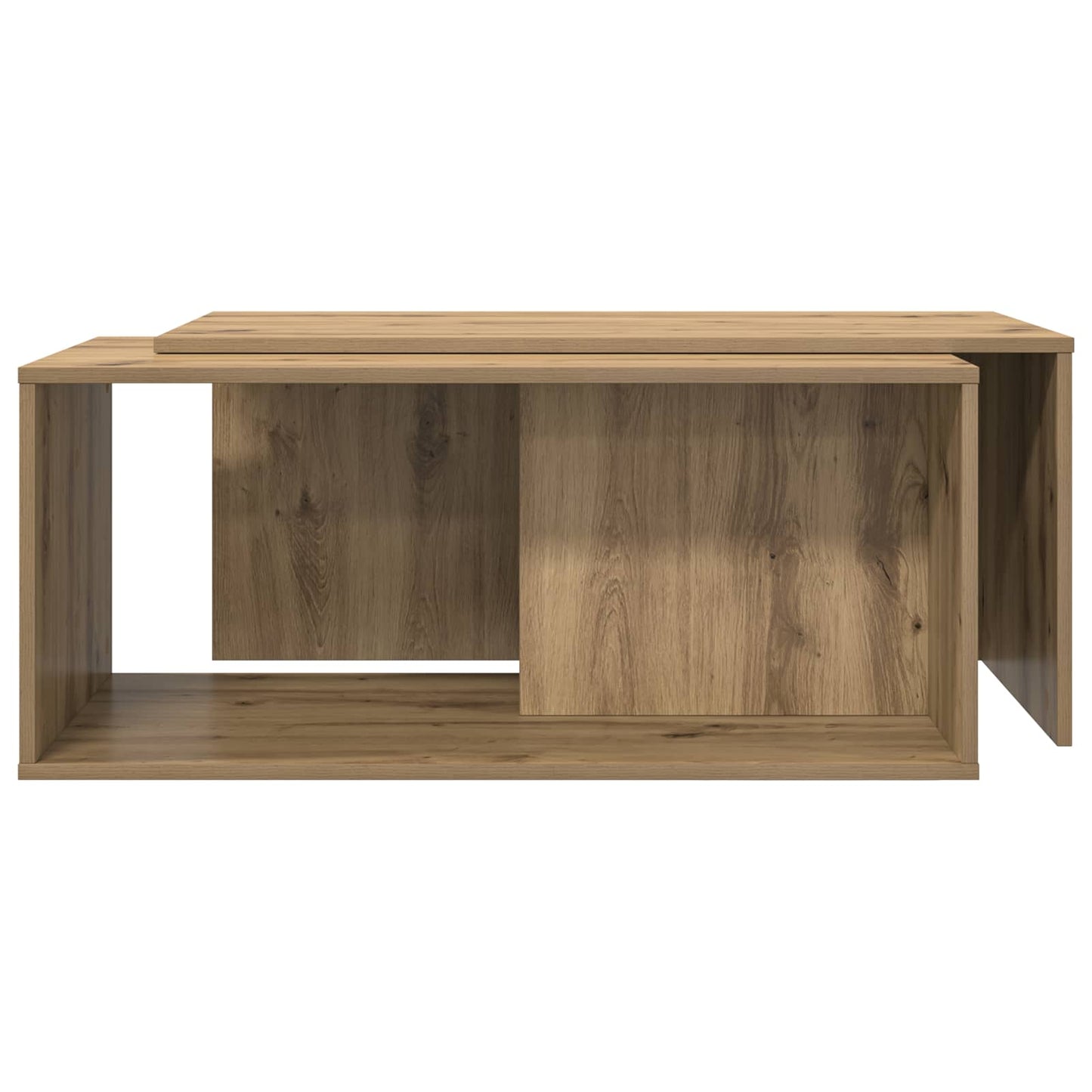 vidaXL Σετ Τραπεζιού Για Καφέ 2 pcs Artisan Oak Επεξεργασμένο ξύλο