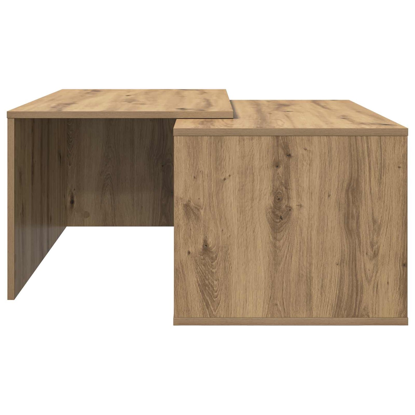 vidaXL Σετ Τραπεζιού Για Καφέ 2 pcs Artisan Oak Επεξεργασμένο ξύλο