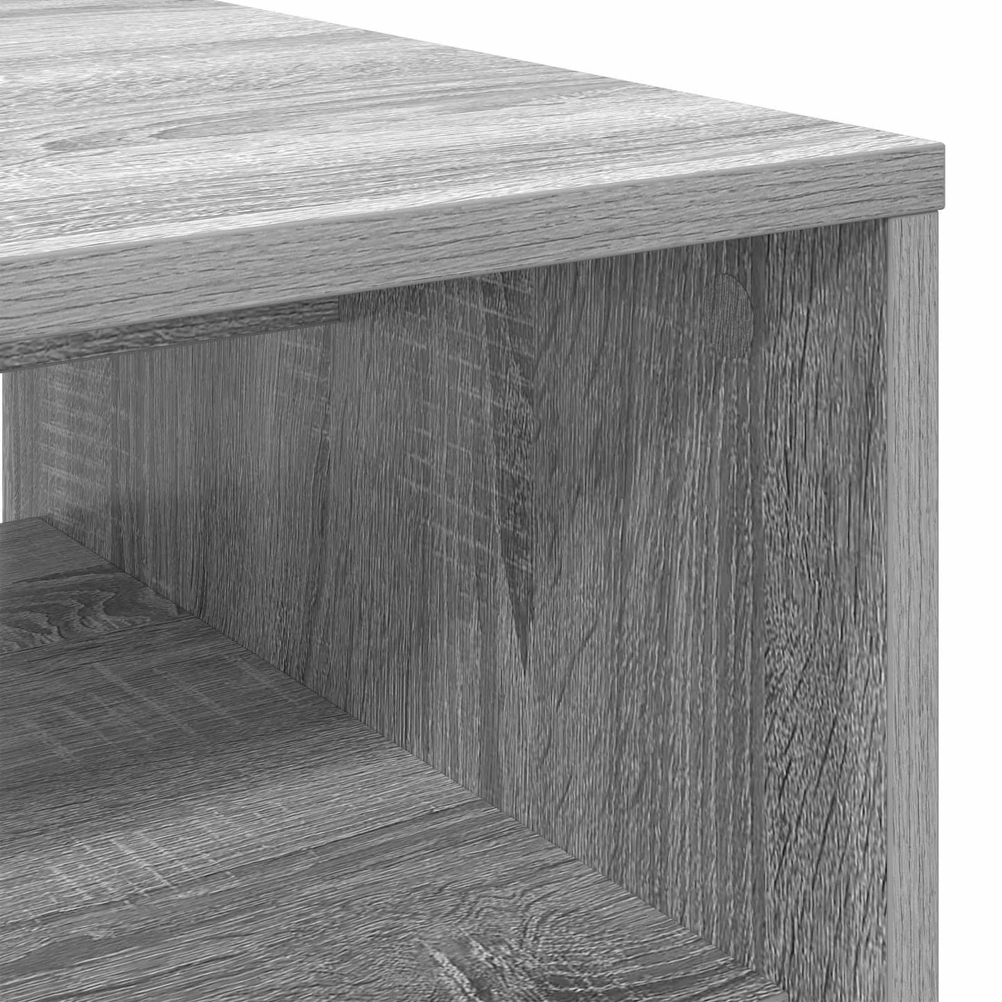 vidaXL Τραπεζάκι σαλονιού Γκρίζο Σονομα 80 x 50 x 40 cm