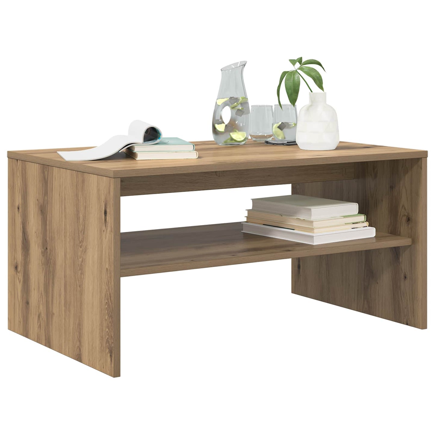 vidaXL Τραπεζάκι σαλονιού Artisan Oak 80 x 50 x 40 cm