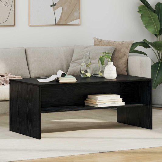 vidaXL Τραπεζάκι σαλονιού Μαύρη Οξυά 100 x 50 x 40 cm