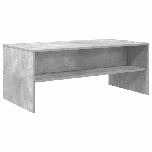 vidaXL Τραπεζάκι σαλονιού Σκυρόδεμα Γκρι 100 x 50 x 40 cm