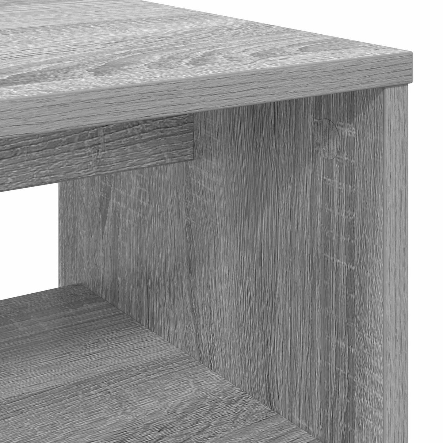 vidaXL Ντουλάπι TV 60 x 35 x 40 εκ. Γκρίζο Σονομα Επεξεργασμένο Ξύλο