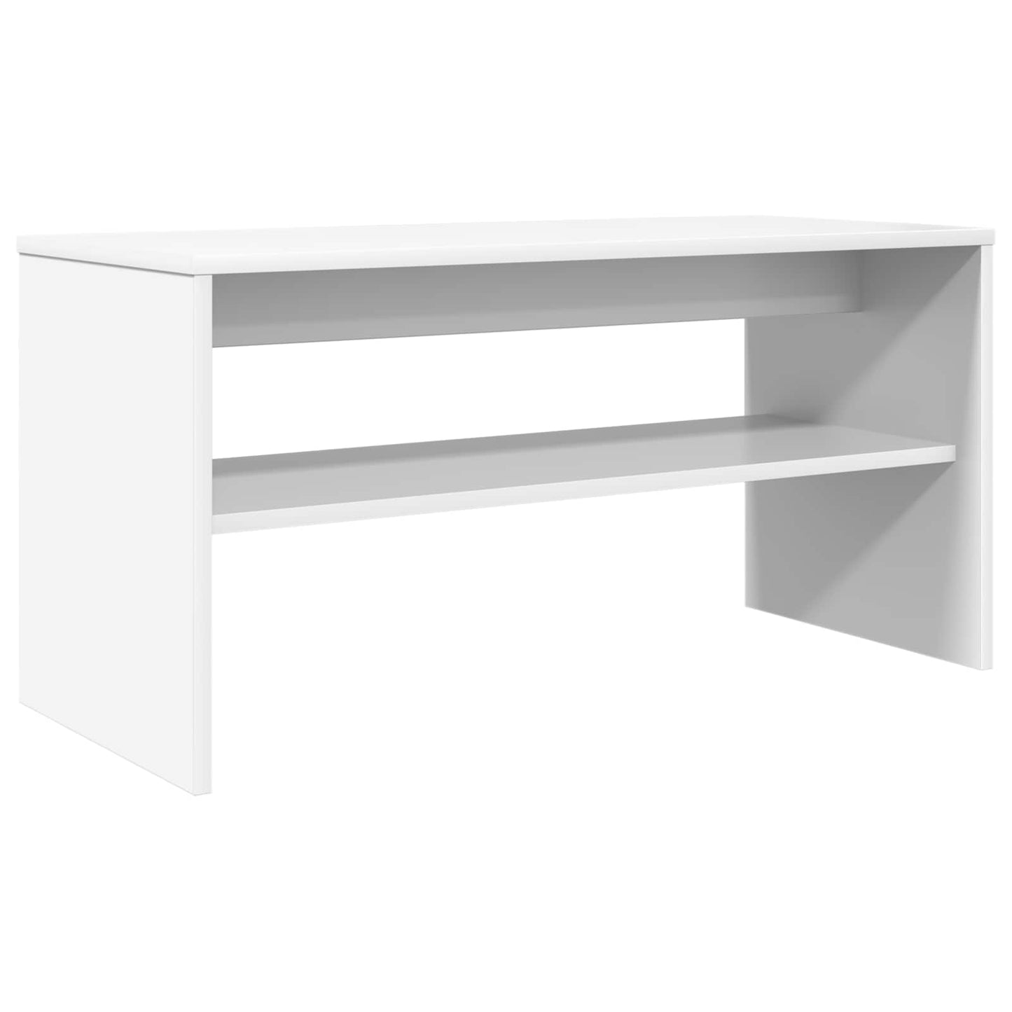 vidaXL Ντουλάπι TV 80 x 35 x 40 εκ Λευκό Επεξεργασμένο Ξύλο