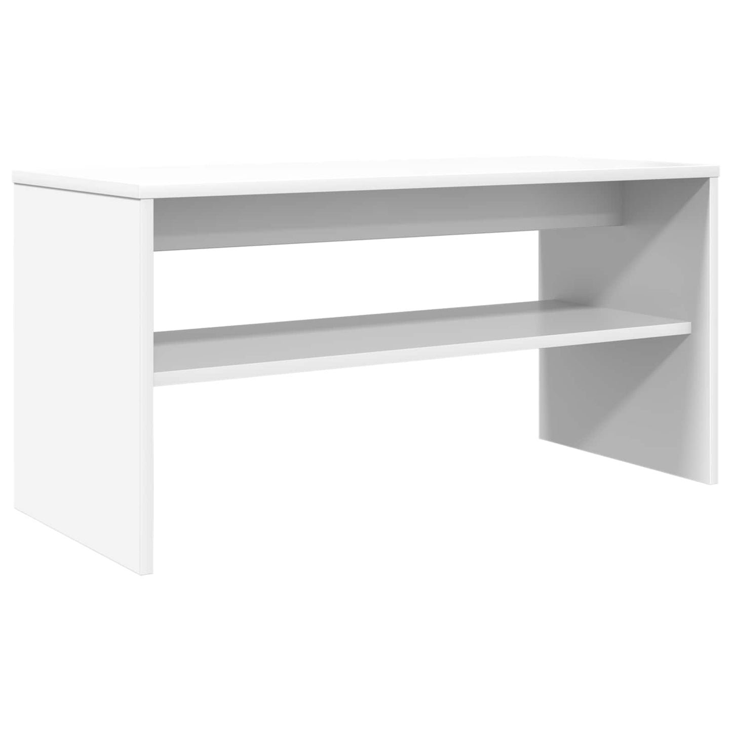 vidaXL Ντουλάπι TV 80 x 35 x 40 εκ Λευκό Επεξεργασμένο Ξύλο