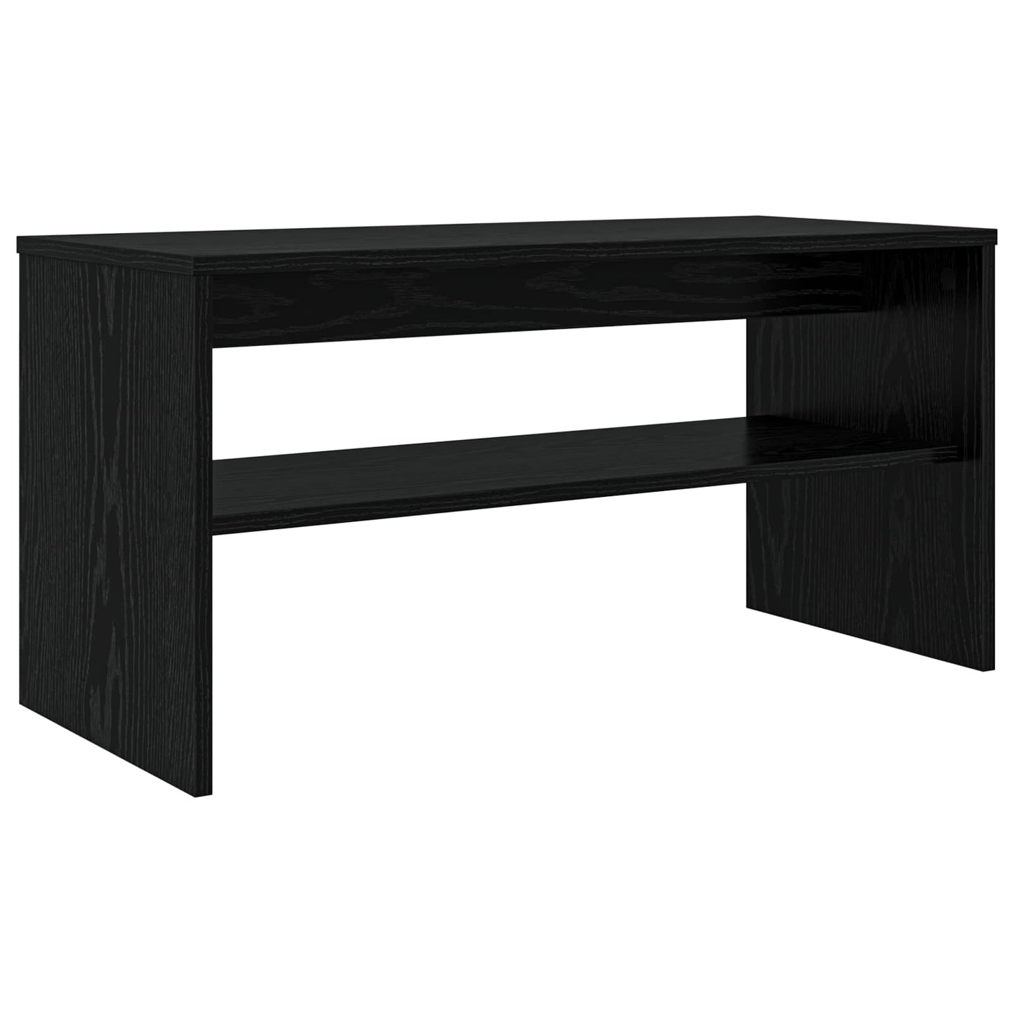 vidaXL Ντουλάπι TV 80 x 35 x 40 εκ Μαύρη Οξυά Επεξεργασμένο Ξύλο