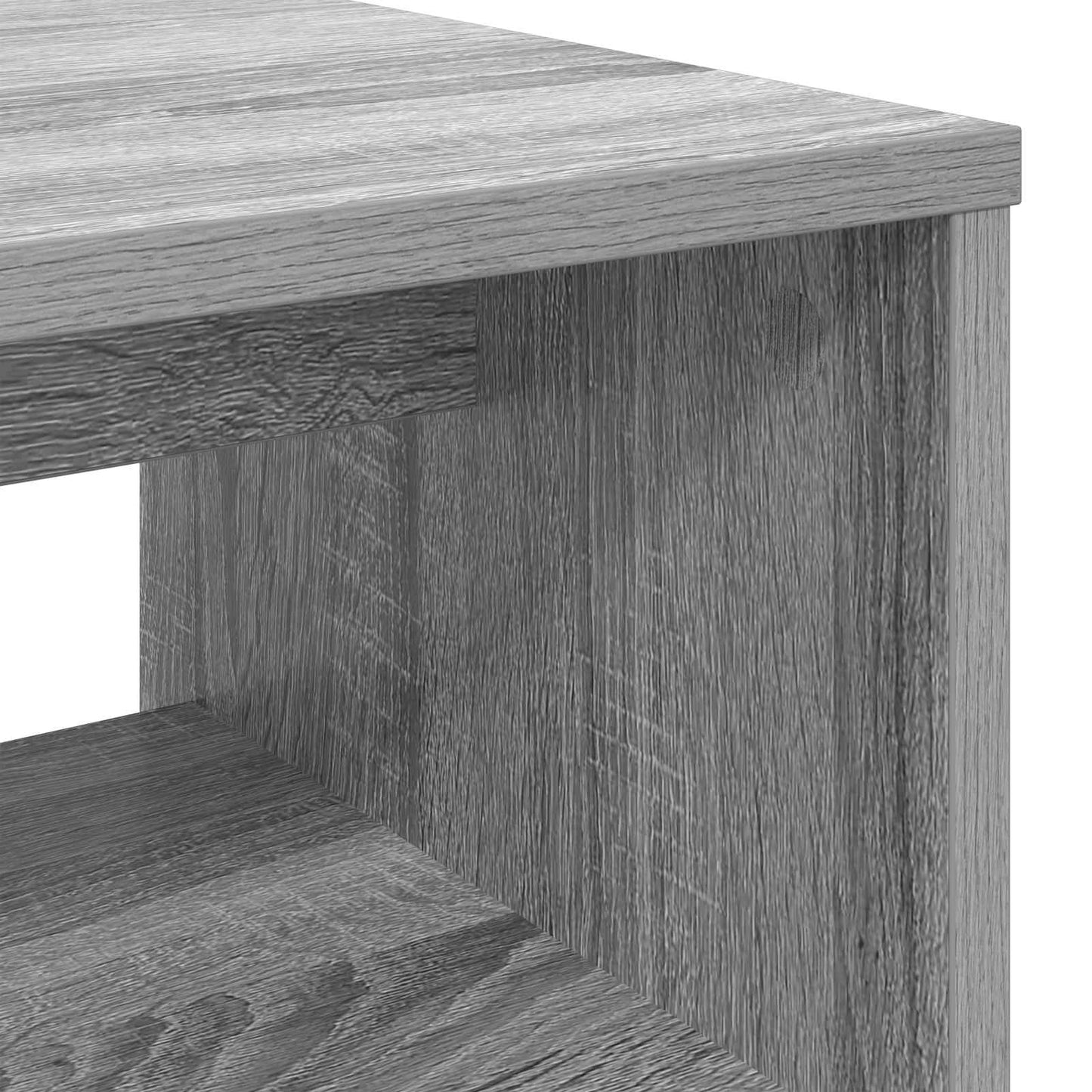 vidaXL Ντουλάπι TV 80 x 35 x 40 εκ Γκρίζο Σονομα Επεξεργασμένο Ξύλο