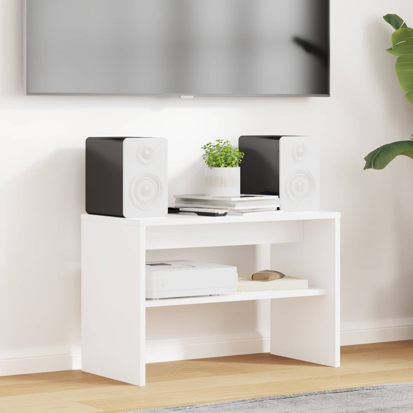 vidaXL Ντουλάπι TV 60 x 30 x 40 εκ. Λευκό Επεξεργασμένο Ξύλο