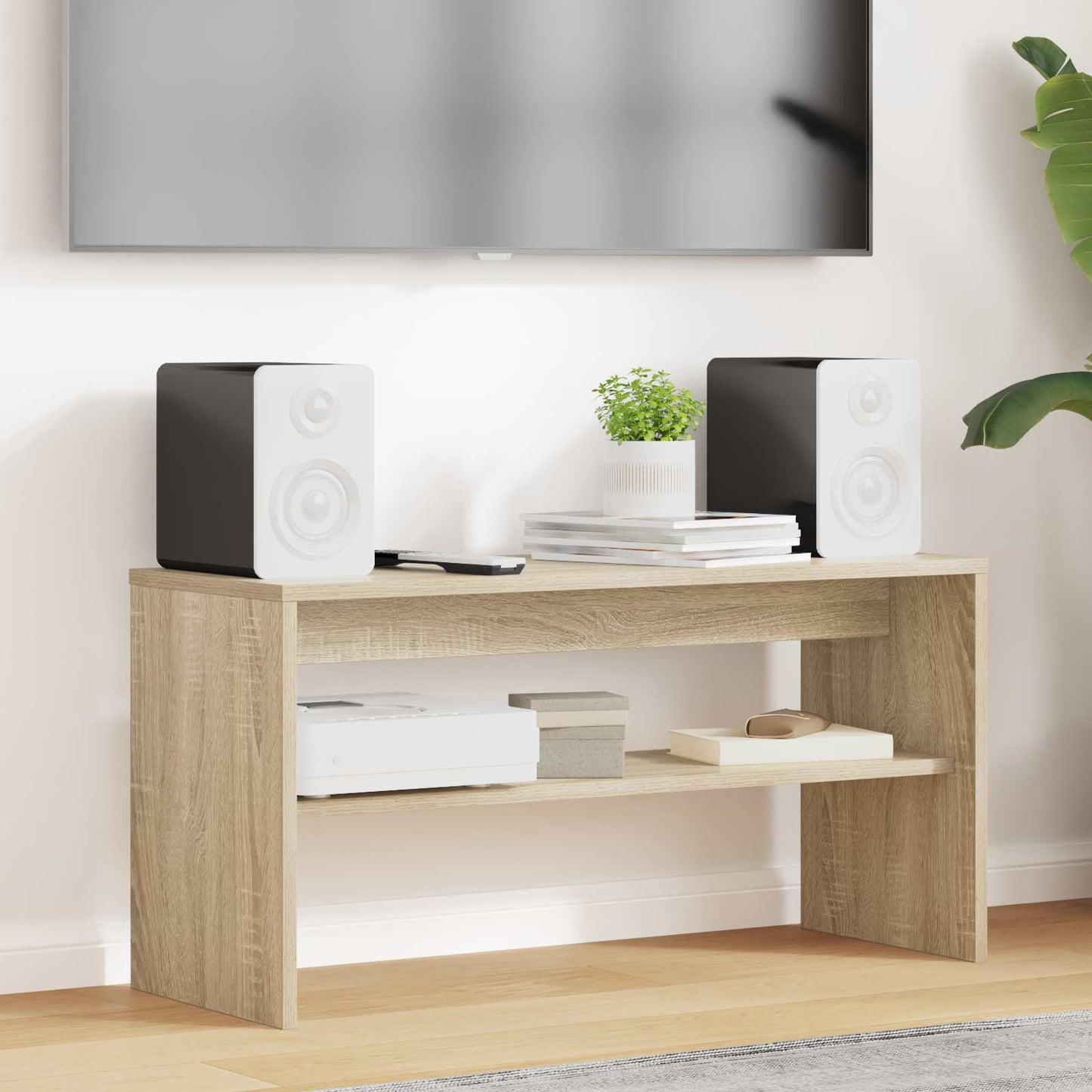 vidaXL Ντουλάπι TV 80 x 30 x 40 εκ Δρύς Sonoma Επεξεργασμένο Ξύλο